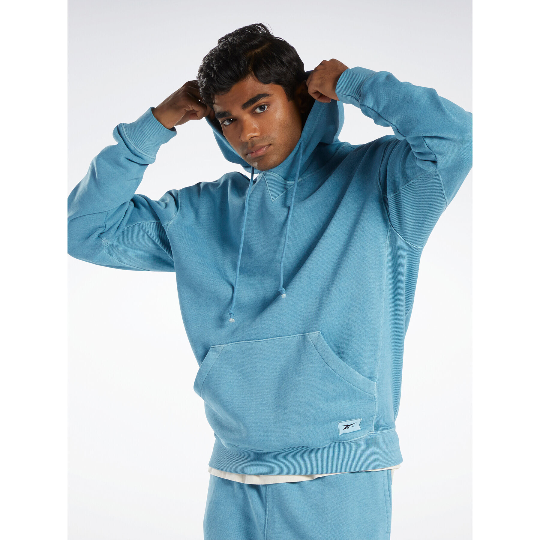 Reebok Mikina Classics Natural Dye Hoodie HS9142 Modrá - Pepit.sk