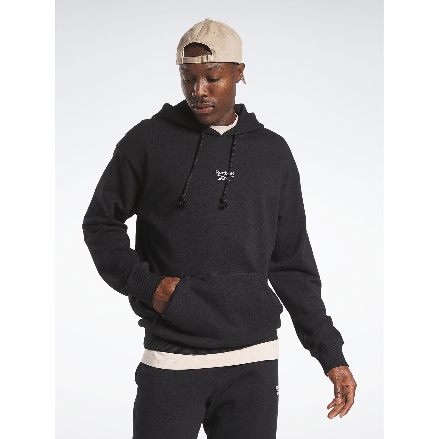 Reebok Mikina Classics Small Vector Hoodie HS7149 Čierna - Pepit.sk