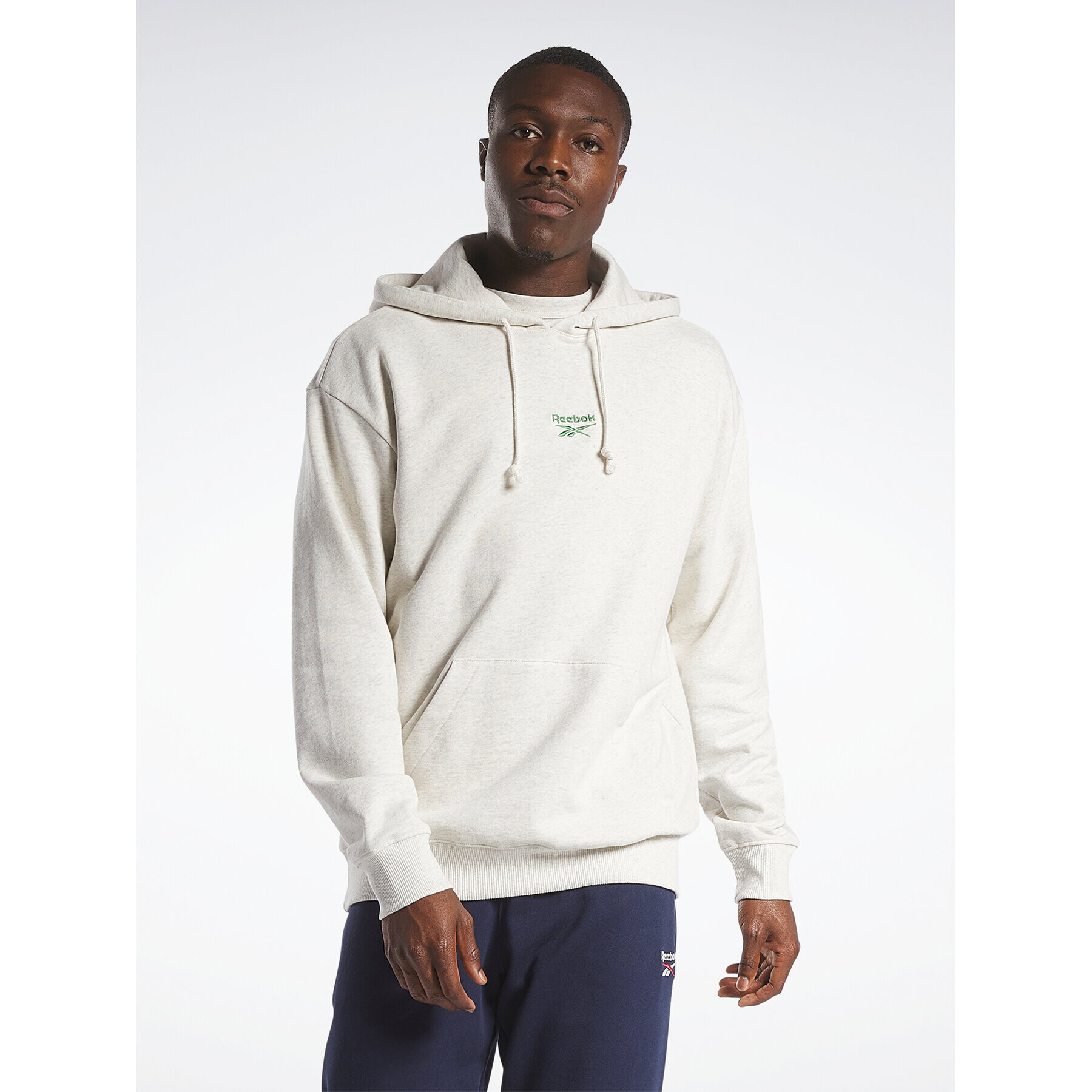 Reebok Mikina Classics Small Vector Hoodie HS7152 Sivá - Pepit.sk