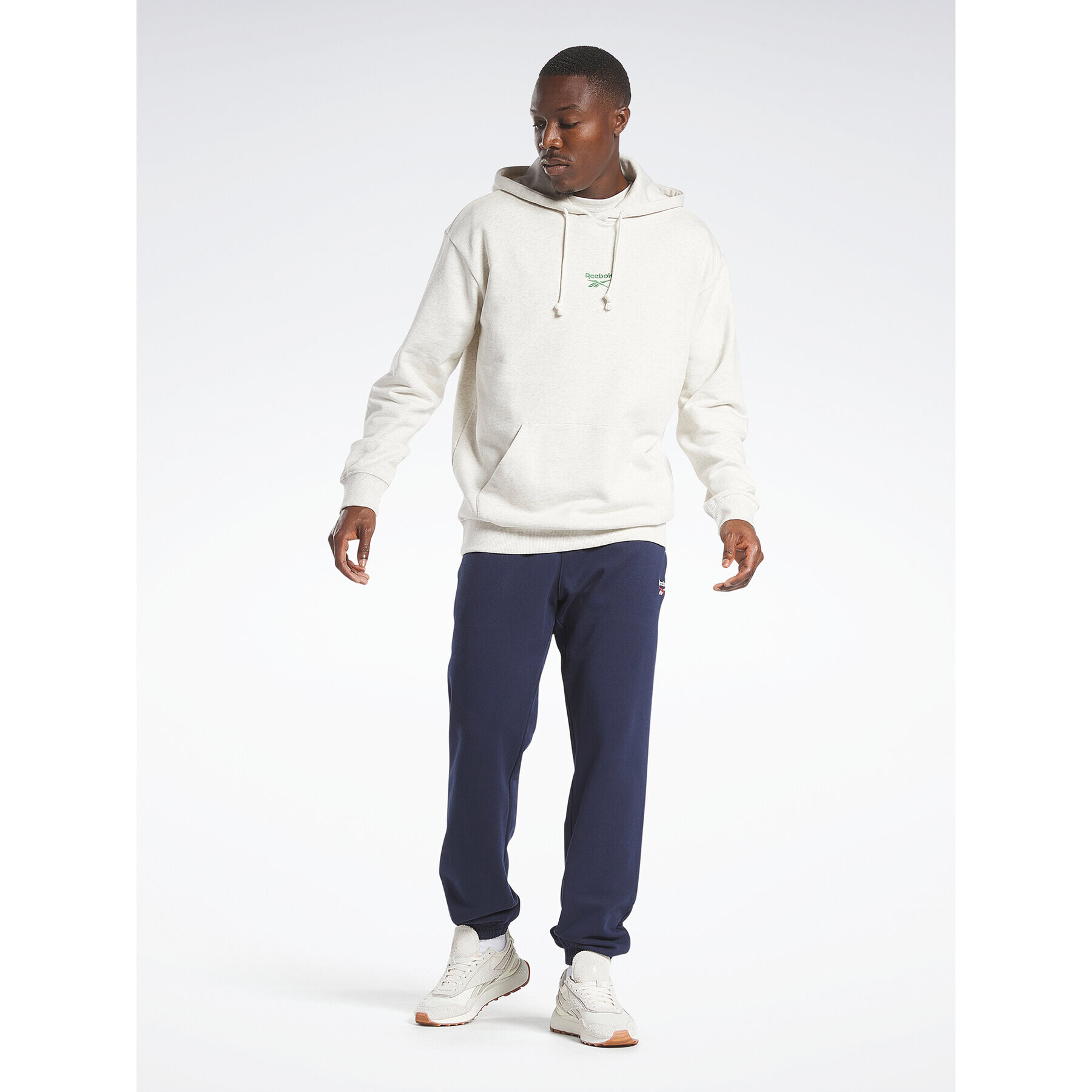 Reebok Mikina Classics Small Vector Hoodie HS7152 Sivá - Pepit.sk