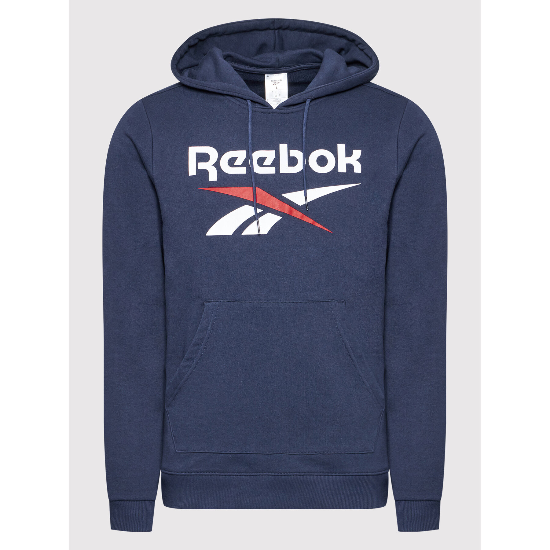 Reebok Mikina Identity Big Logo GI8662 Tmavomodrá Regular Fit - Pepit.sk