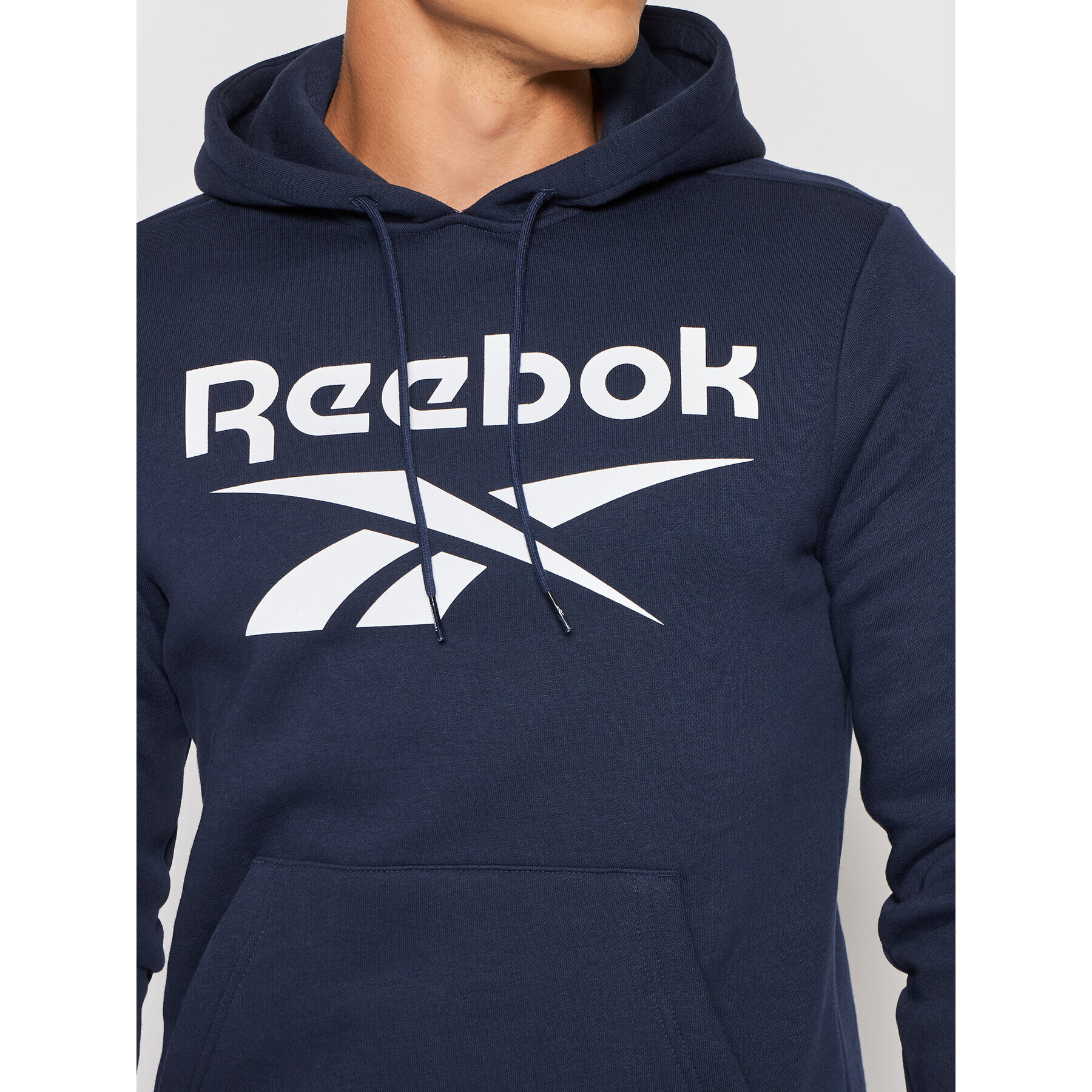 Reebok Mikina Identity GR1660 Tmavomodrá Regular Fit - Pepit.sk