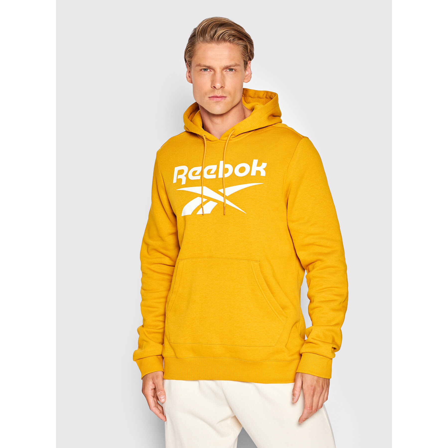 Reebok Mikina Identity HJ9971 Žltá Regular Fit - Pepit.sk