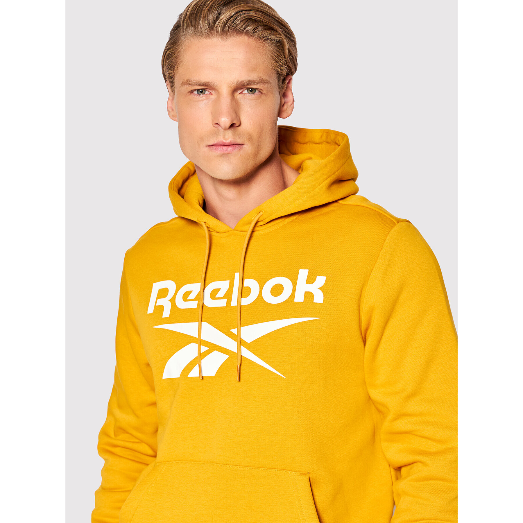 Reebok Mikina Identity HJ9971 Žltá Regular Fit - Pepit.sk