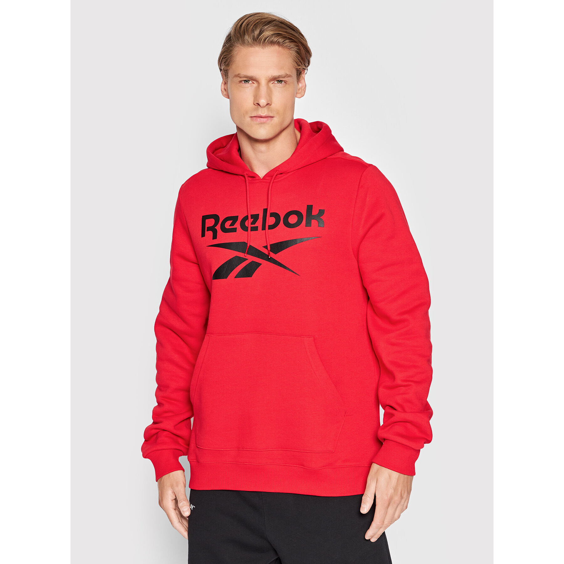 Reebok Mikina Identity HM5339 Červená Regular Fit - Pepit.sk