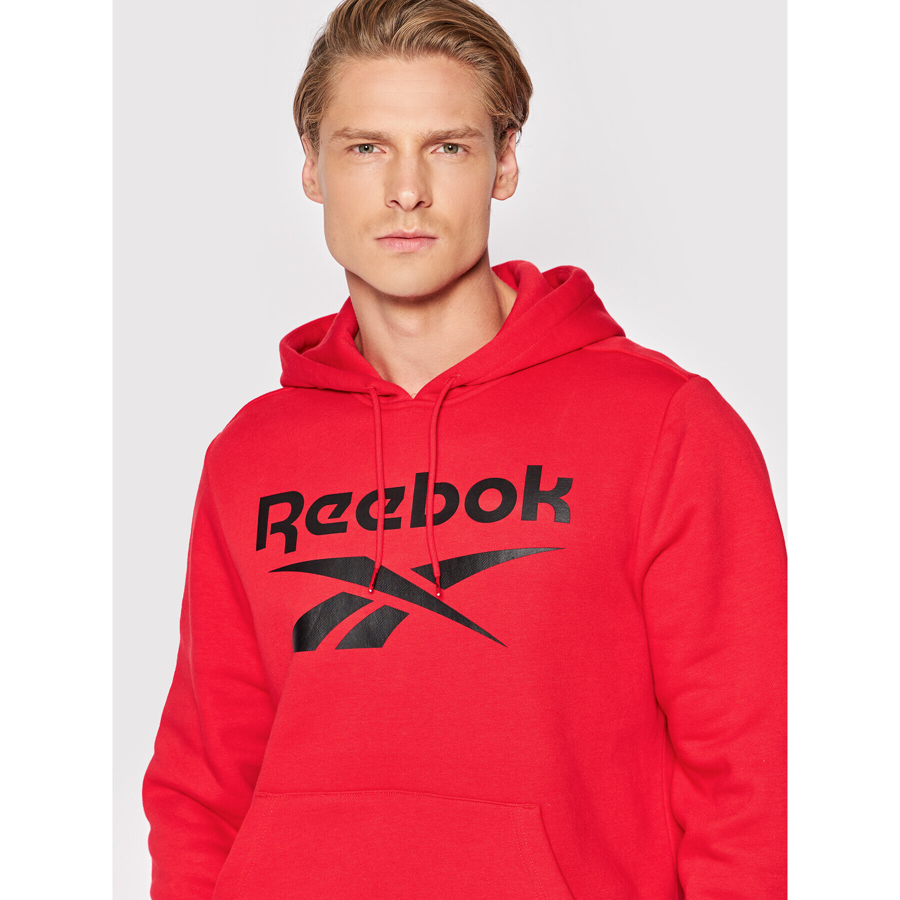 Reebok Mikina Identity HM5339 Červená Regular Fit - Pepit.sk