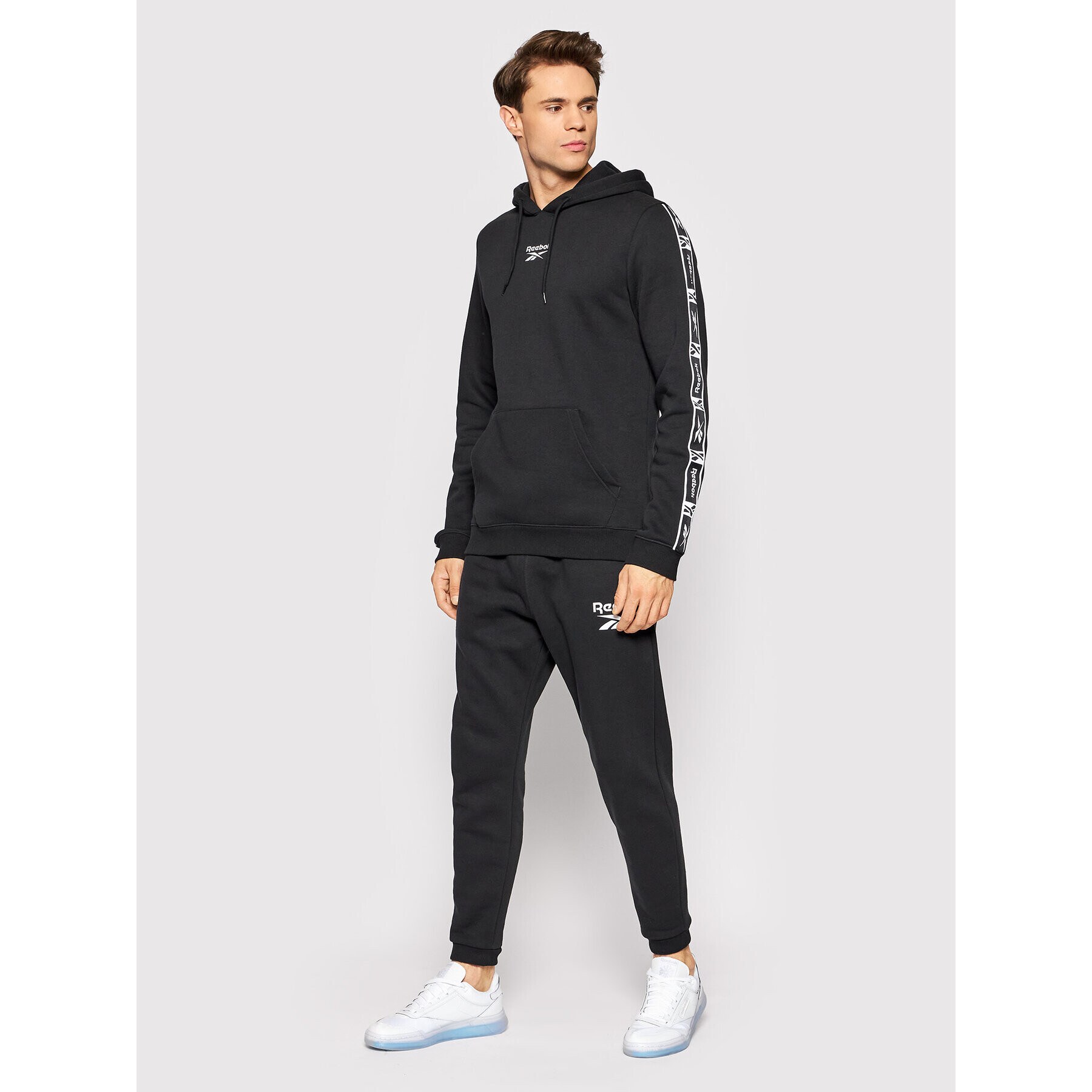 Reebok Mikina Tape HB5973 Čierna Regular Fit - Pepit.sk