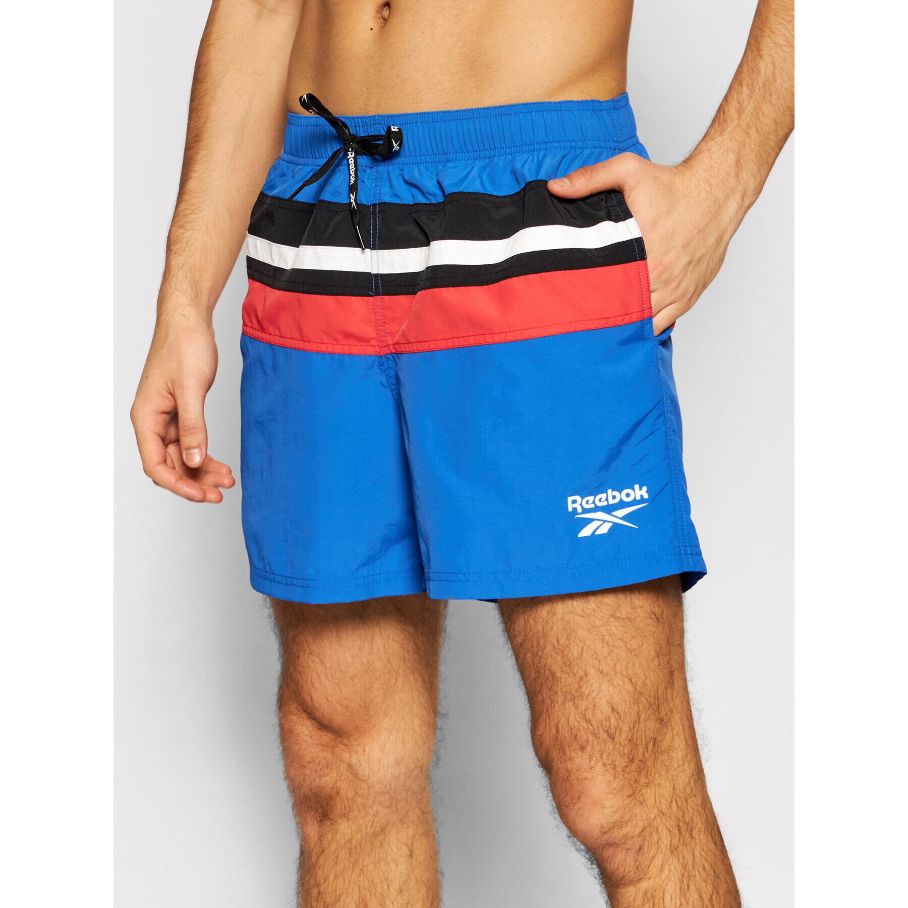 Reebok Plavecké šortky 71013 Tmavomodrá Regular Fit - Pepit.sk