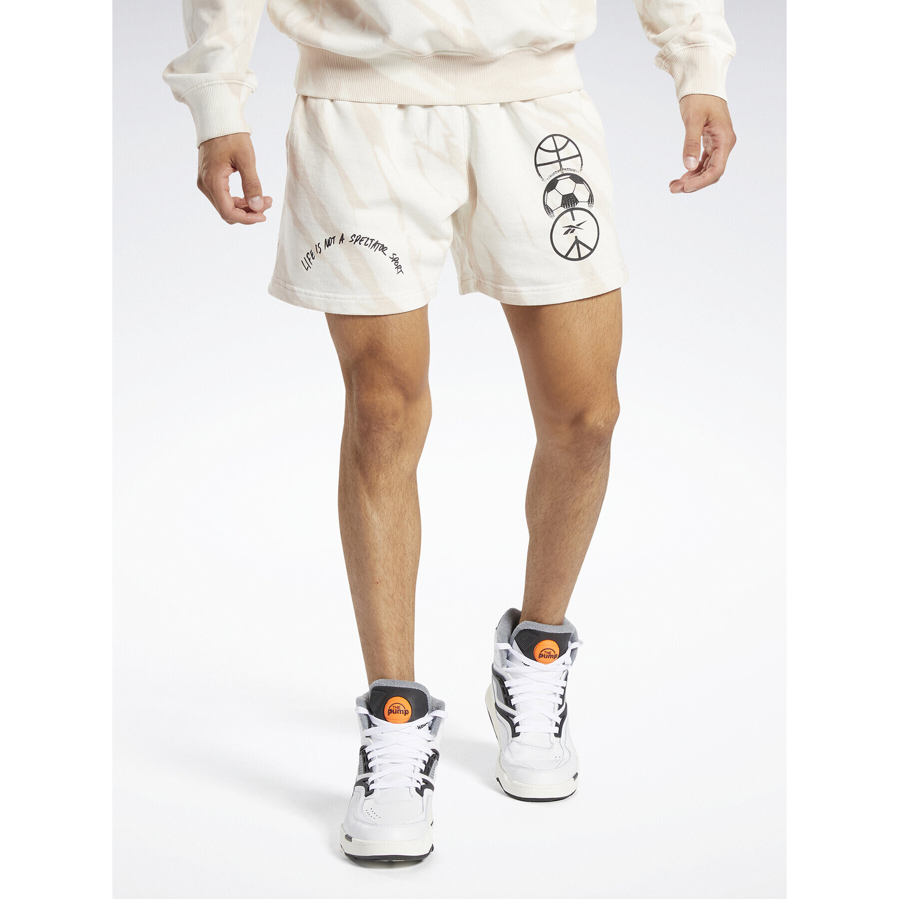 Reebok Športové kraťasy Classics Block Party Shorts HT8180 Biela - Pepit.sk