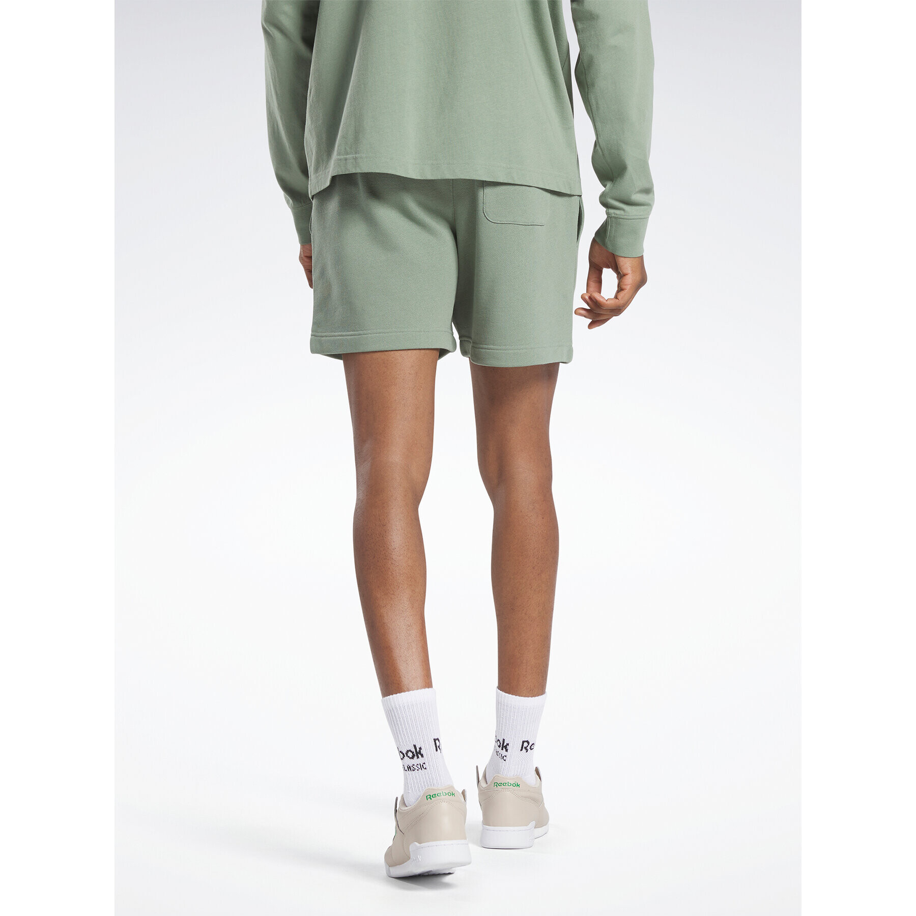 Reebok Športové kraťasy Classics Wardrobe Essentials Shorts H66172 Zelená - Pepit.sk