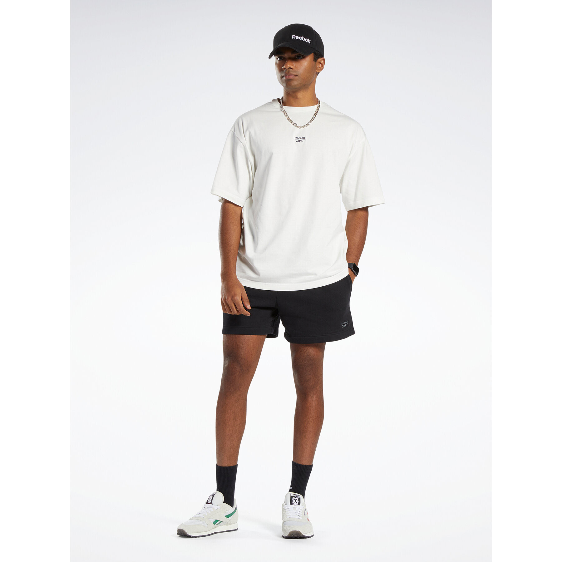 Reebok Športové kraťasy Classics Wardrobe Essentials Shorts HS7164 Čierna - Pepit.sk