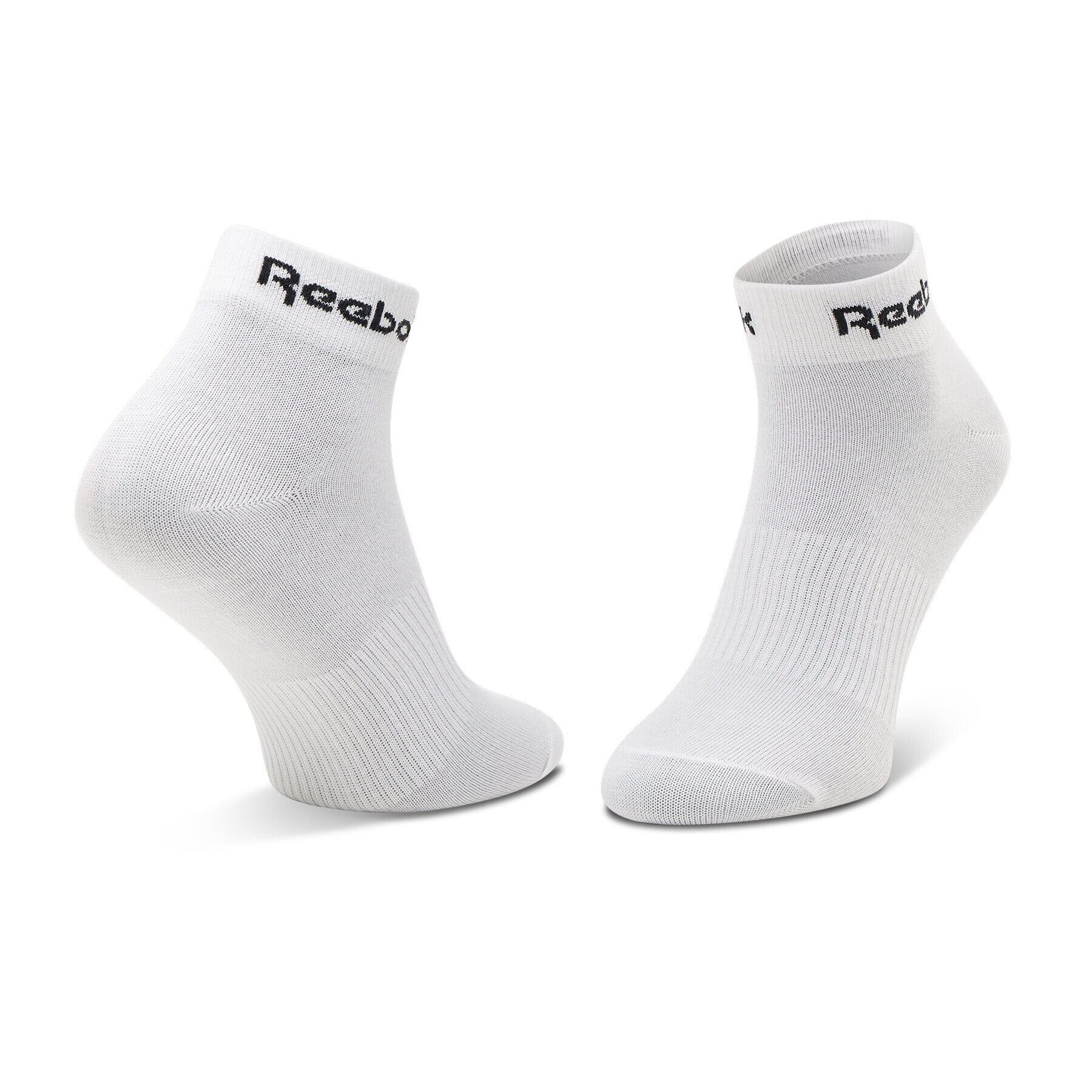 Reebok Súprava 3 párov kotníkových ponožiek unisex Act Core Ankle Sock 3P GH8168 Biela - Pepit.sk