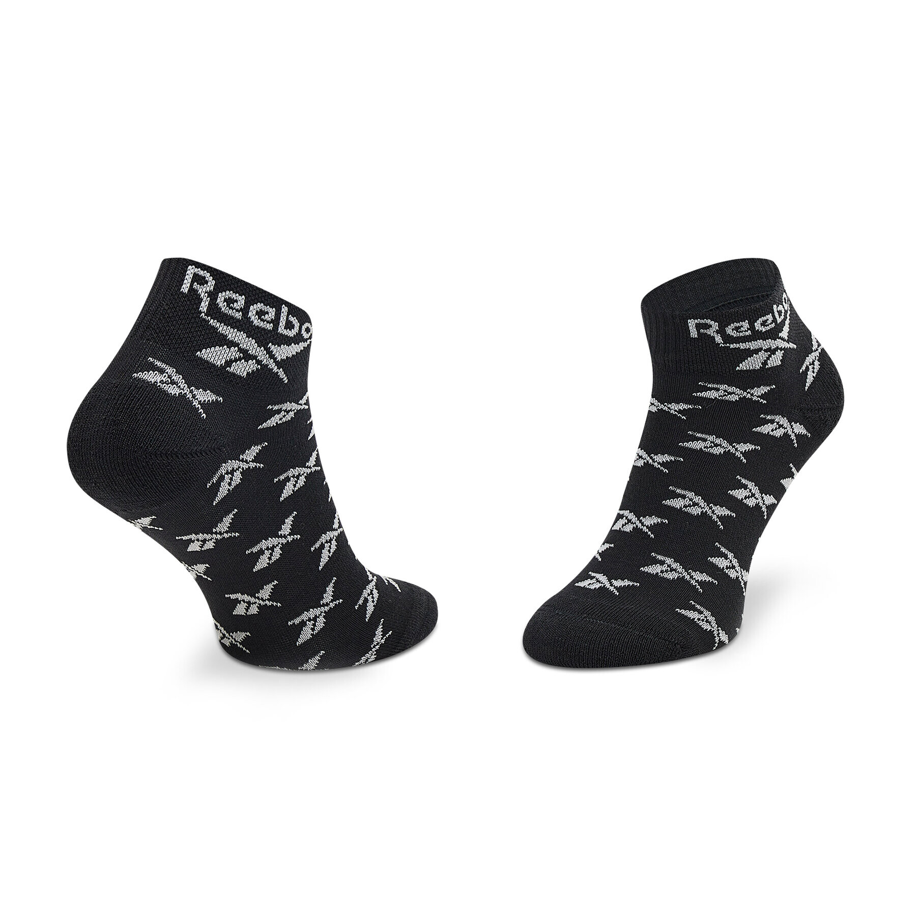 Reebok Súprava 3 párov vysokých ponožiek unisex Cl Fo Ankle Sock 3P GG6675 Čierna - Pepit.sk