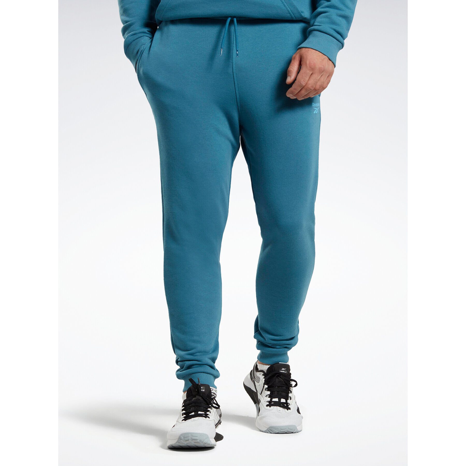 Reebok Teplákové nohavice Identity French Terry Joggers H49680 Modrá Regular Fit - Pepit.sk