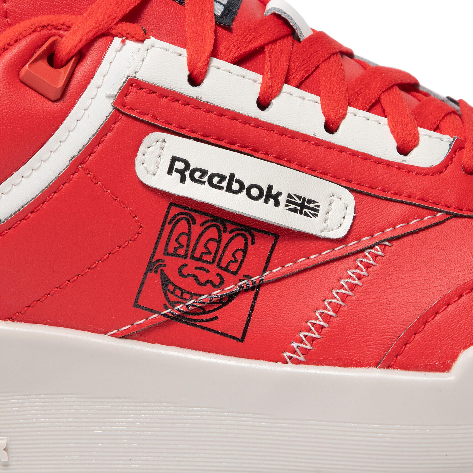 Reebok Topánky Club C Legacy Keith Haring GZ1459 Červená - Pepit.sk