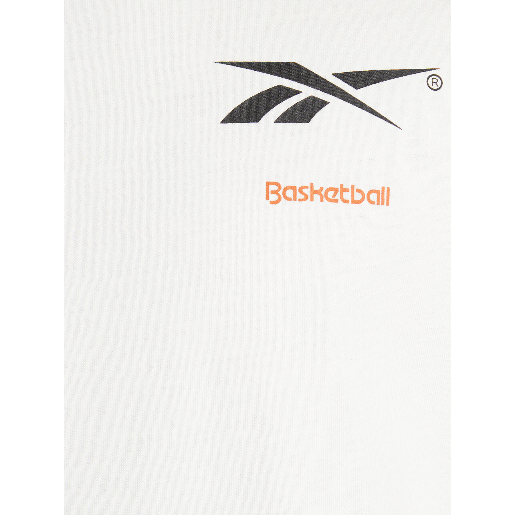 Reebok Tričko Basketball Court Top T-Shirt HN5804 Biela Relaxed Fit - Pepit.sk