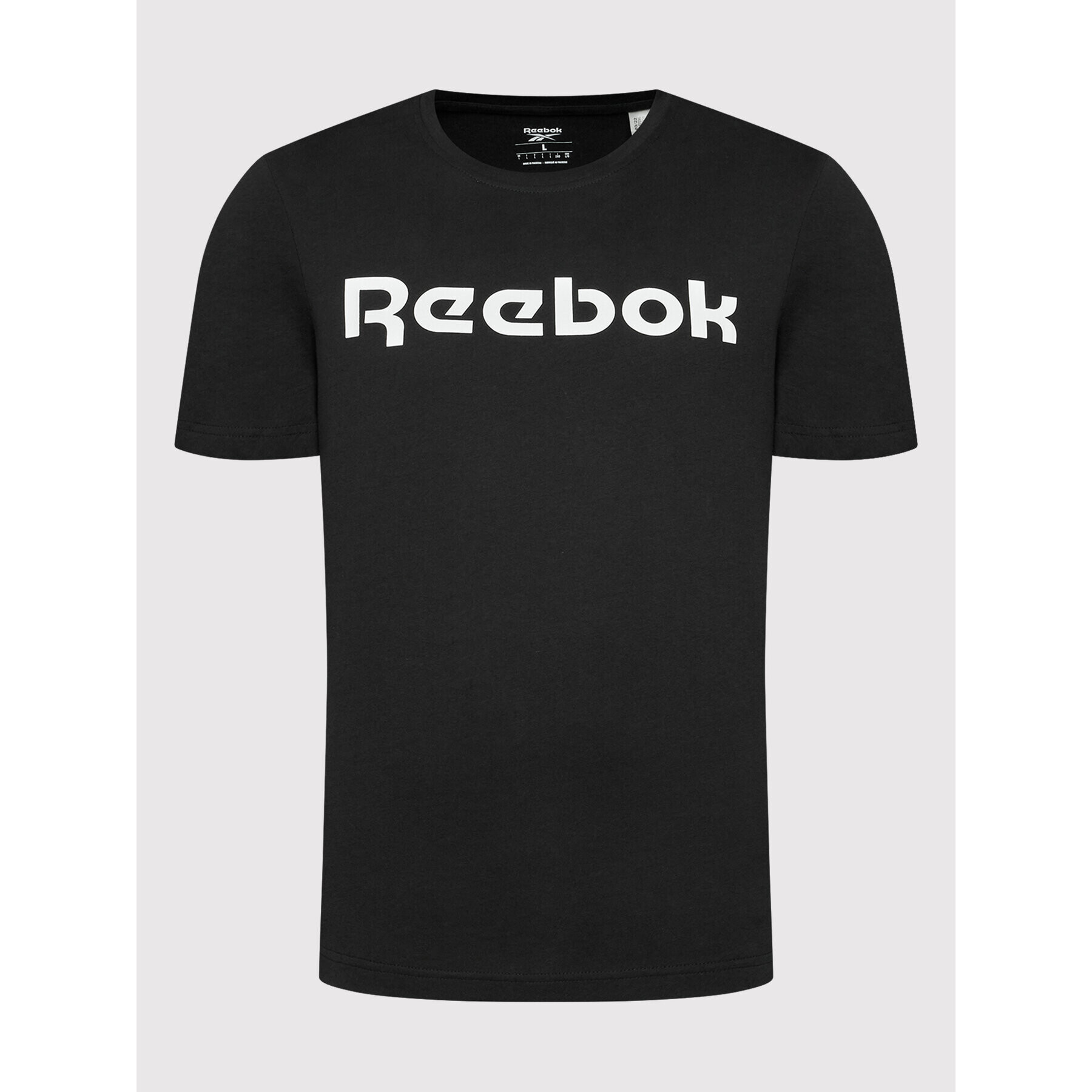 Reebok Tričko Classic Graphic Series Linear Logo GJ0136 Čierna Slim Fit - Pepit.sk