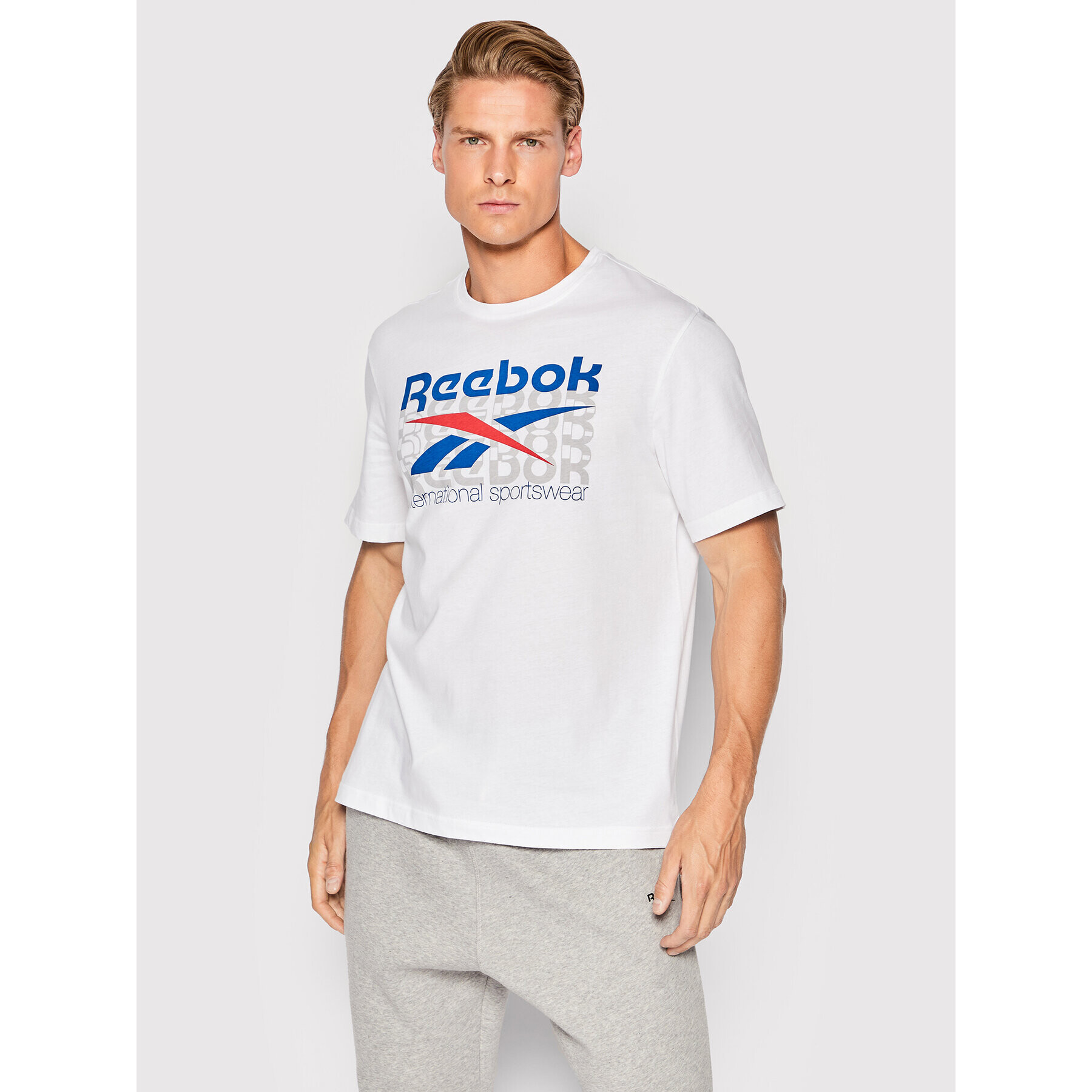 Reebok Tričko Graphic Series HT5851 Biela Regular Fit - Pepit.sk