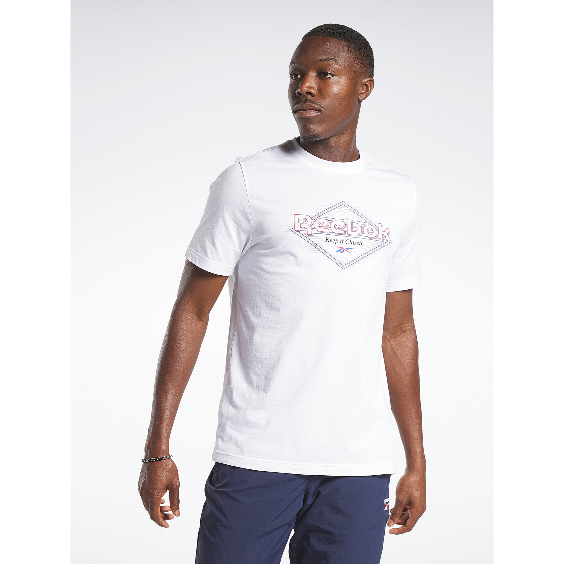 Reebok Tričko Graphic Series T-Shirt HM6251 Biela Regular Fit - Pepit.sk