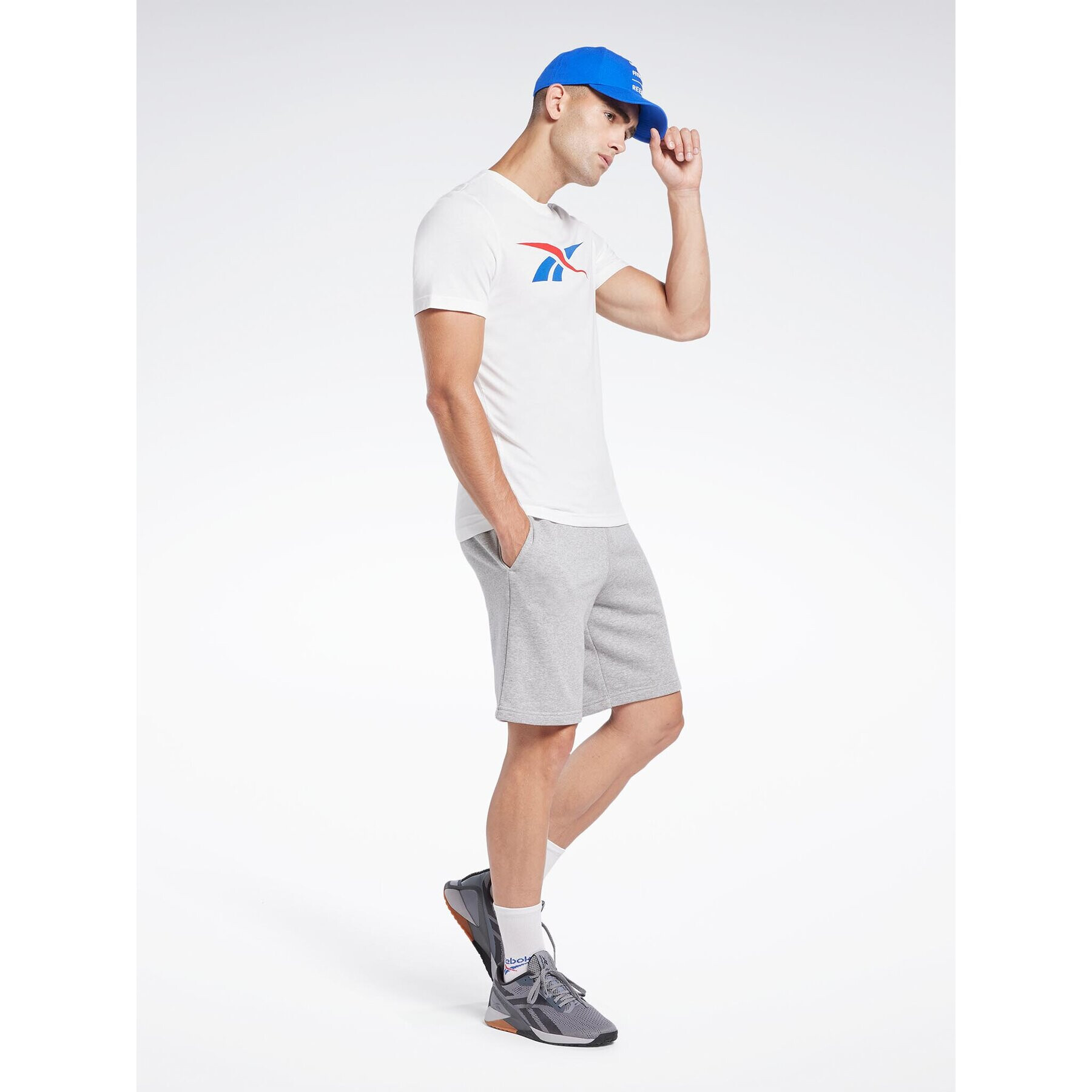 Reebok Tričko Graphic Series Vector T-Shirt HS4899 Biela - Pepit.sk