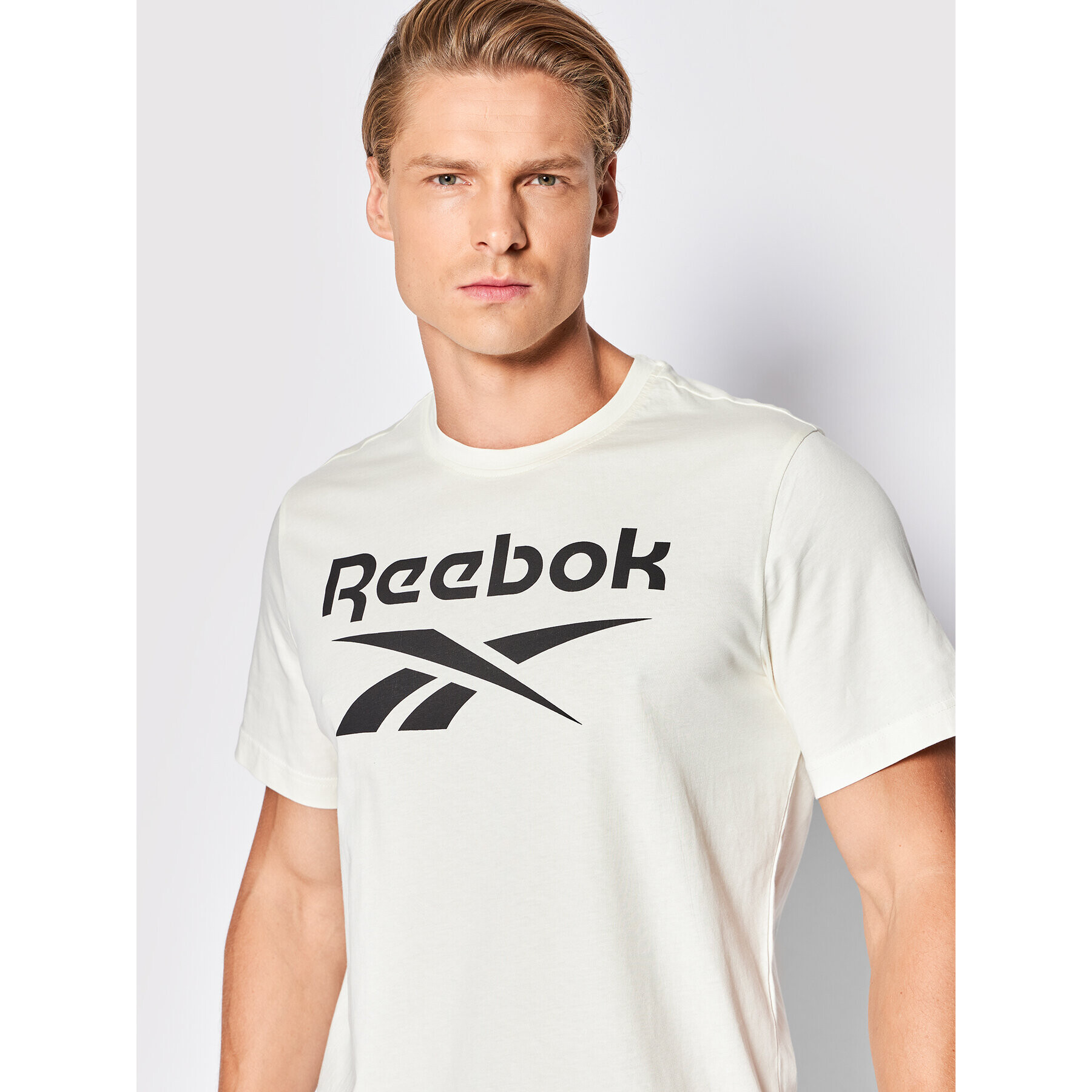 Reebok Tričko Identity HI0658 Béžová Slim Fit - Pepit.sk