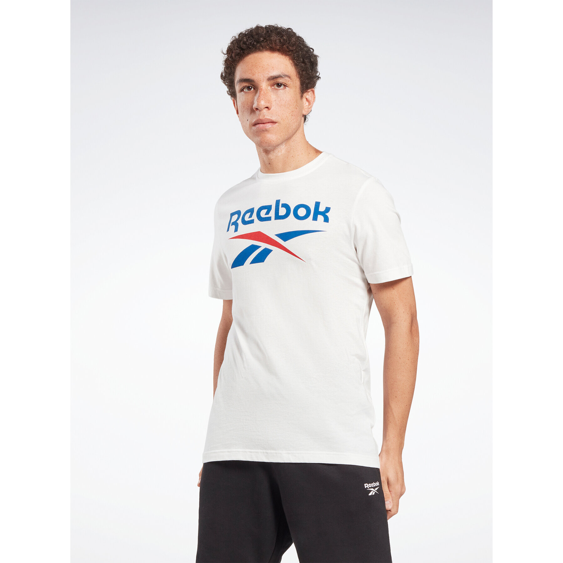 Reebok Tričko Identity HS4976 Biela Slim Fit - Pepit.sk