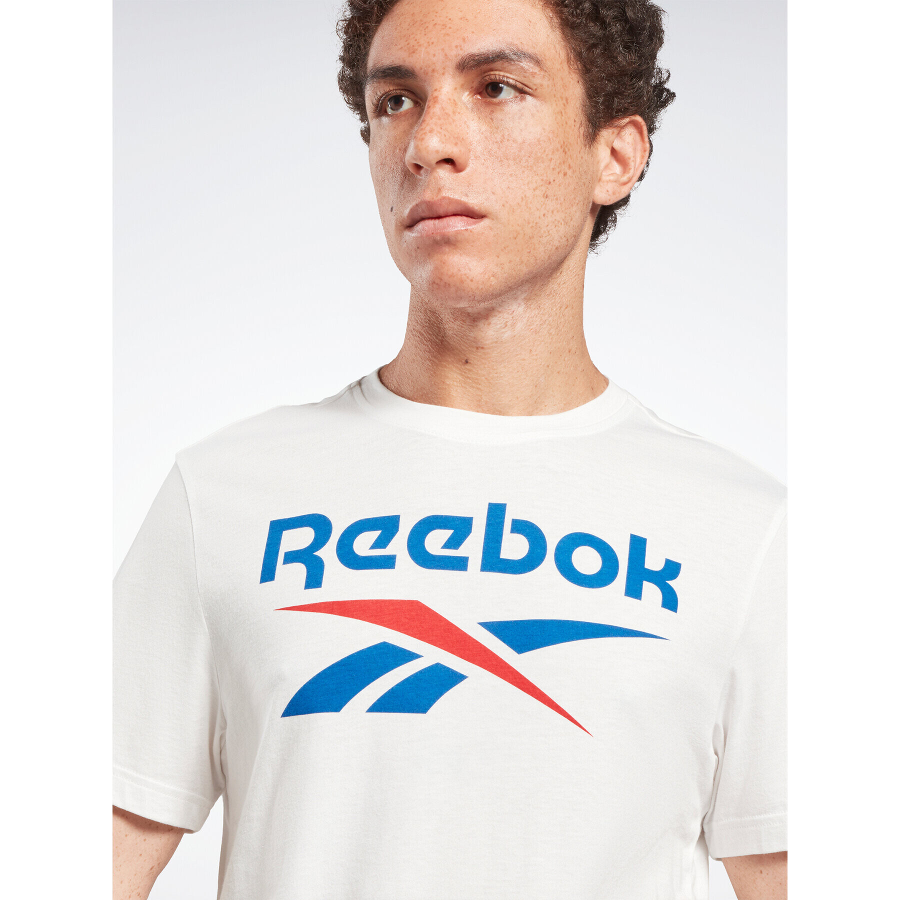 Reebok Tričko Identity HS4976 Biela Slim Fit - Pepit.sk