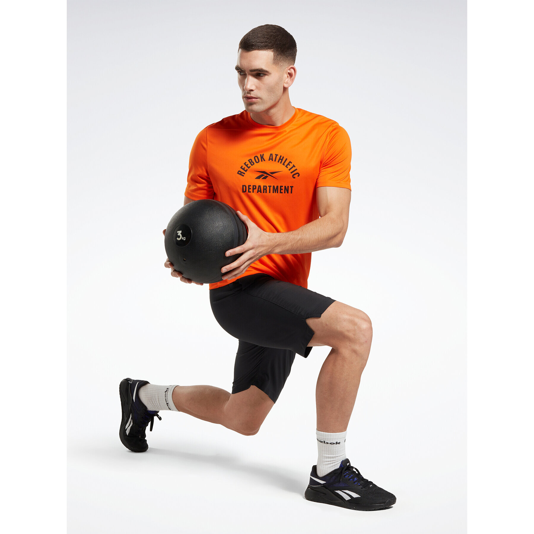 Reebok Tričko Training Graphic IC7665 Oranžová Active Fit - Pepit.sk