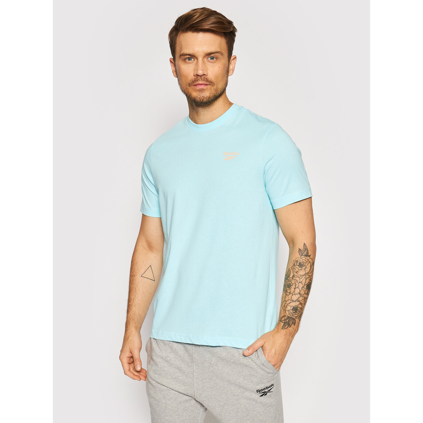 Reebok Tričko Unisex Backgraphic GN3757 Modrá Regular Fit - Pepit.sk