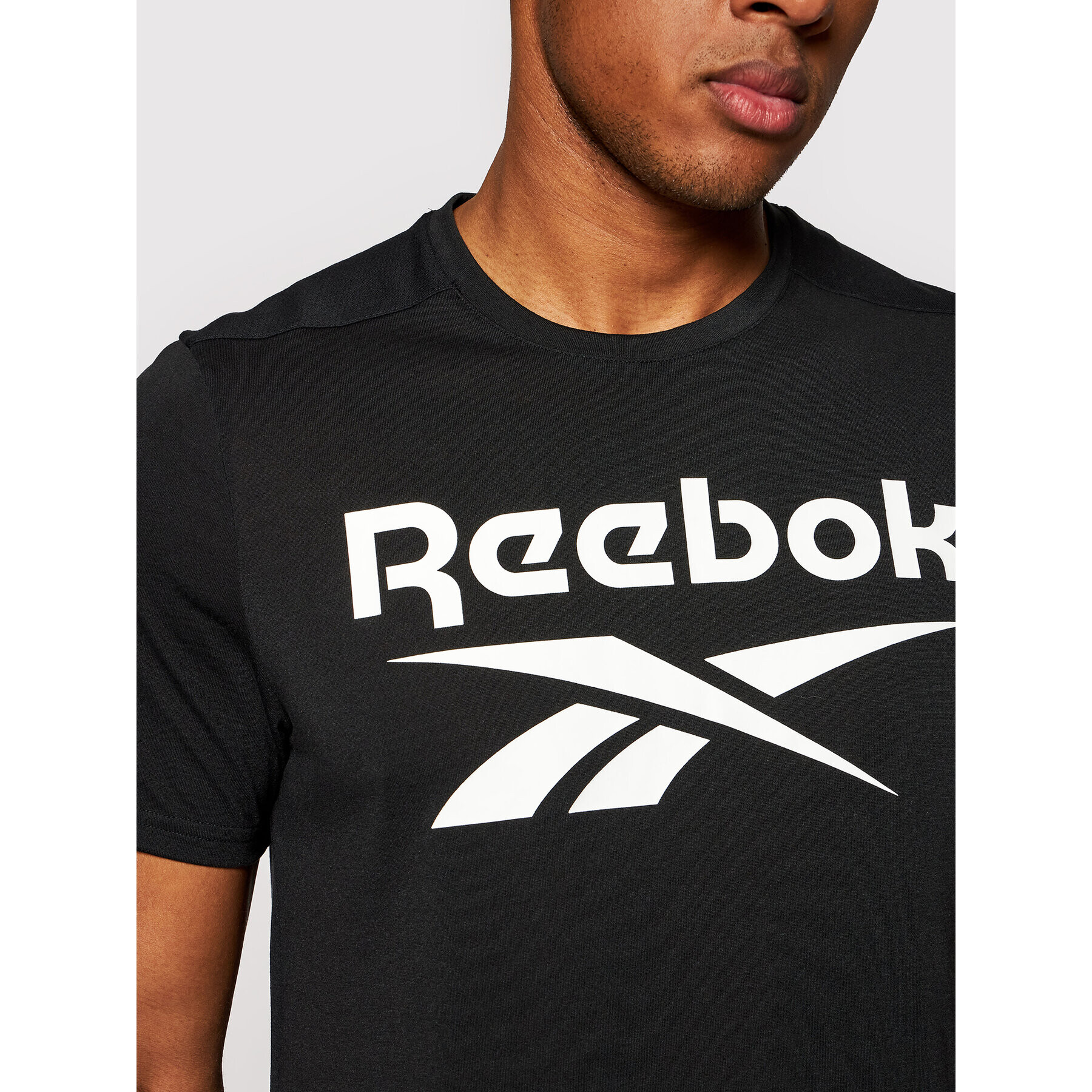 Reebok Tričko Workout Ready Supremium Graphic FK6219 Čierna Classic Fit - Pepit.sk