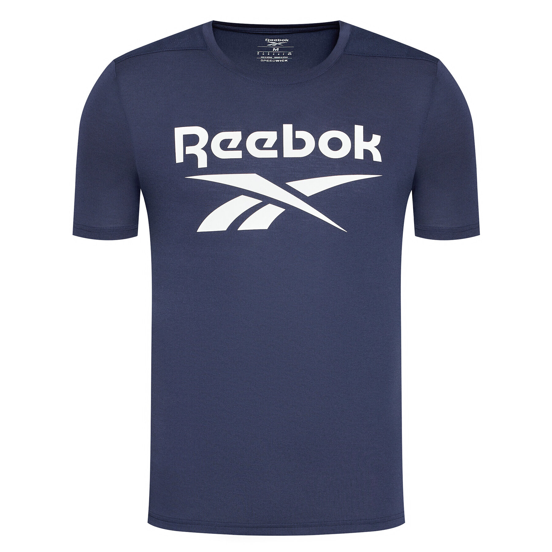 Reebok Tričko Workout Ready Supremium Graphic FU3256 Tmavomodrá Regular Fit - Pepit.sk