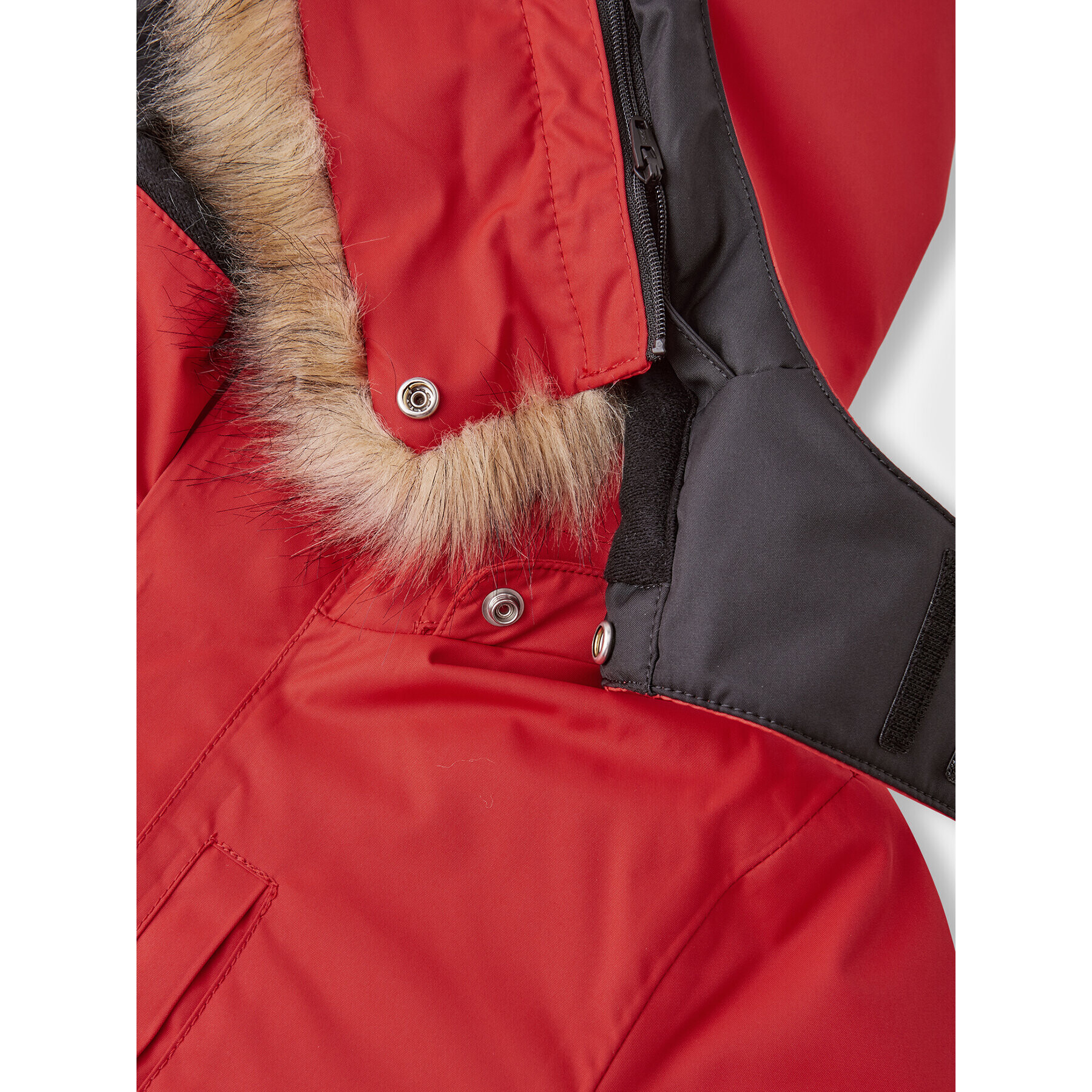 Reima Parka Naapuri 5100105A Červená Regular Fit - Pepit.sk