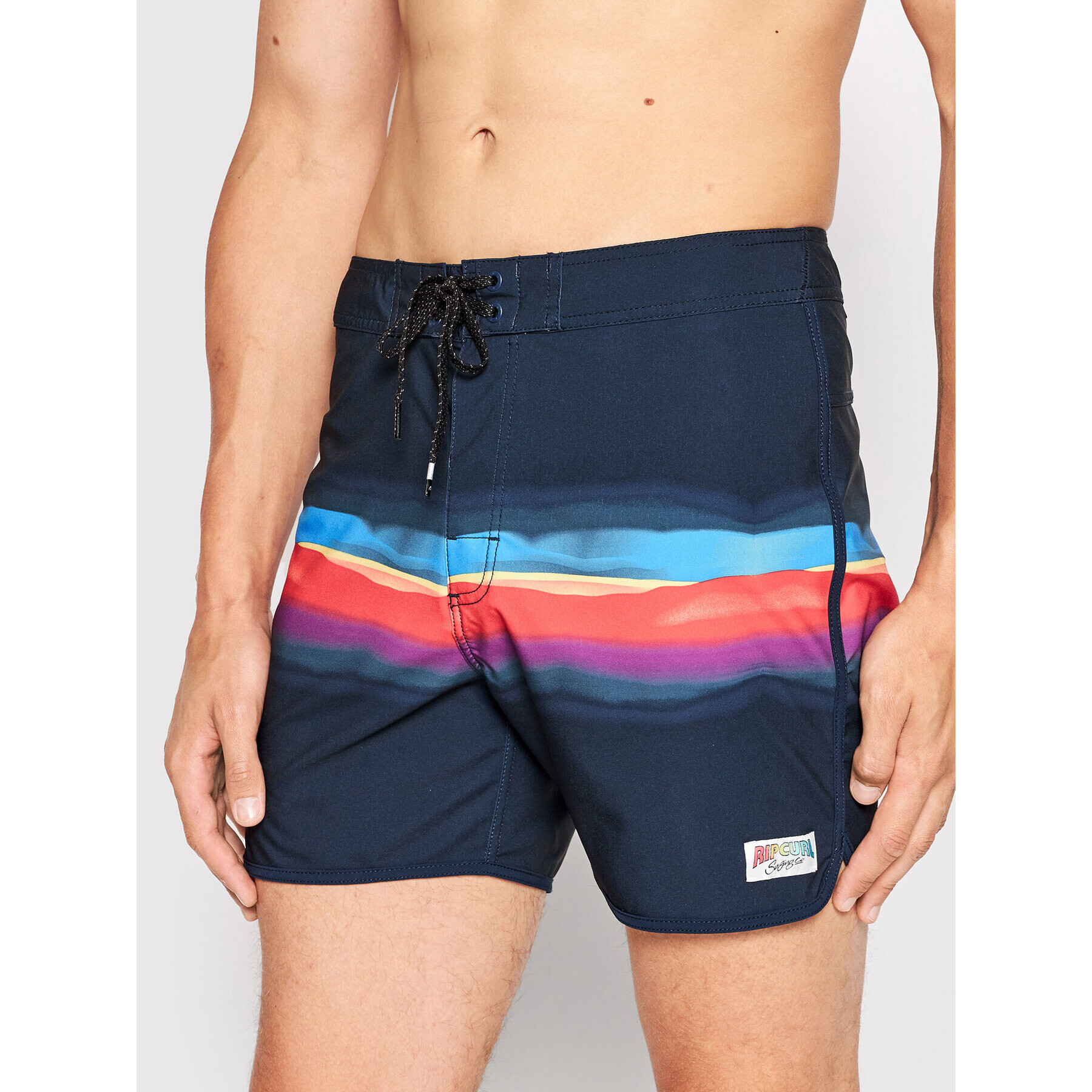 Rip Curl Plavecké šortky Retro Mama Fizz CBOUZ4 Tmavomodrá Regular Fit - Pepit.sk