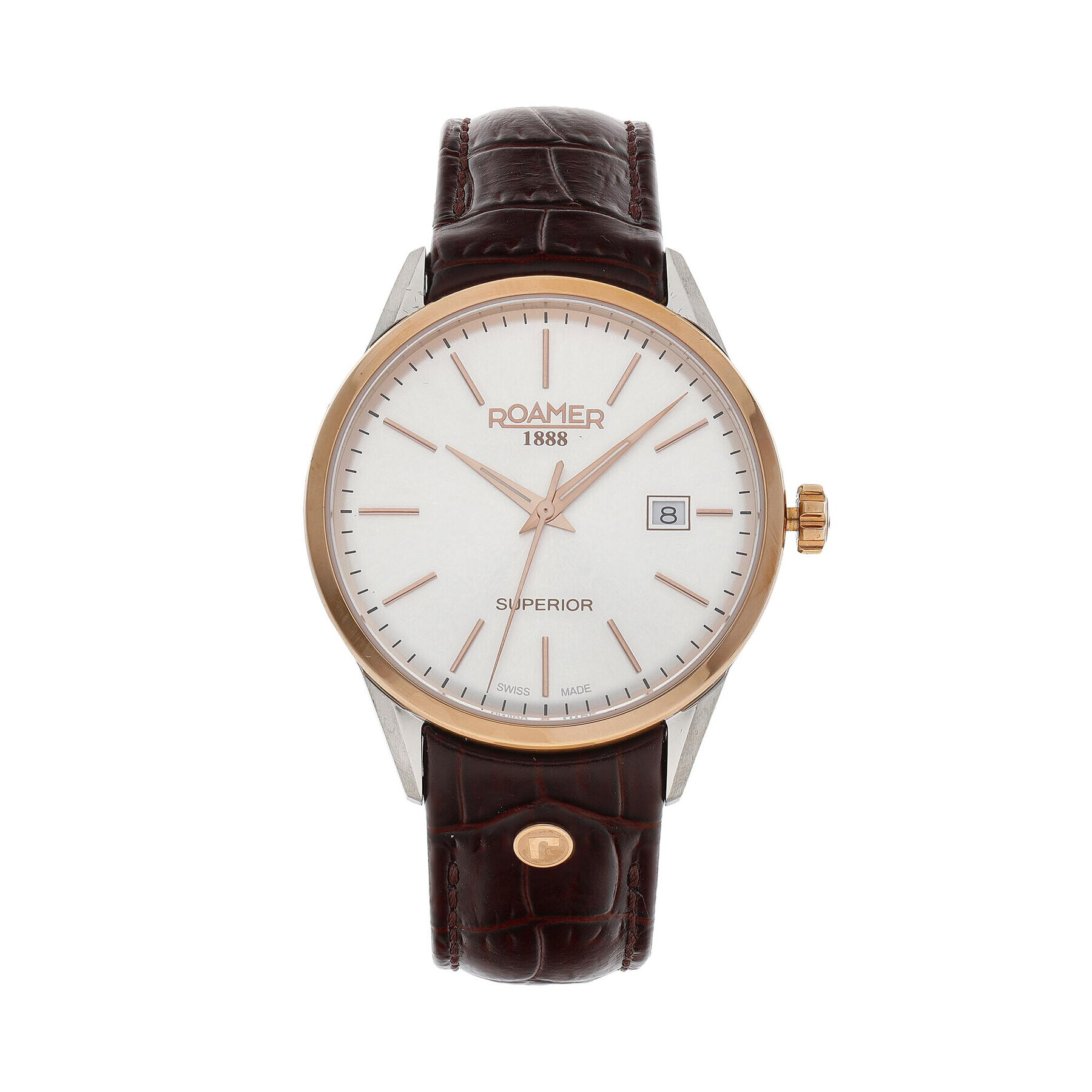 Roamer Hodinky Superior 3H 508833 49 15 05 Hnedá - Pepit.sk