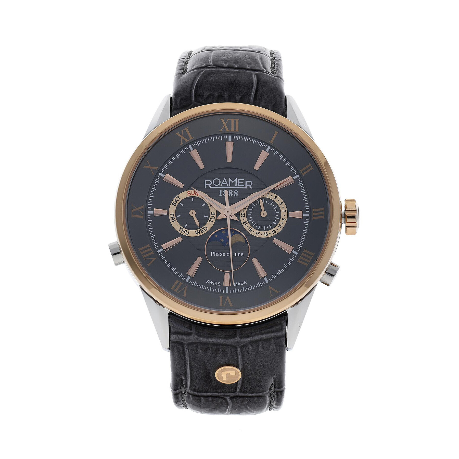 Roamer Hodinky Superior Moonphase 508821 47 53 05 Sivá - Pepit.sk