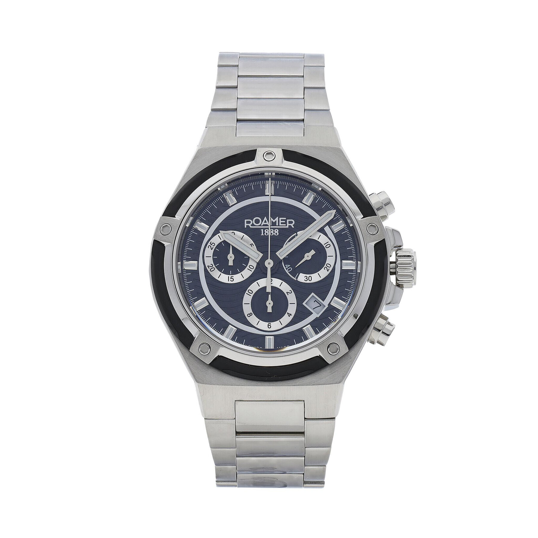 Roamer Hodinky Tempomaster Chrono 221837 41 55 20 Strieborná - Pepit.sk