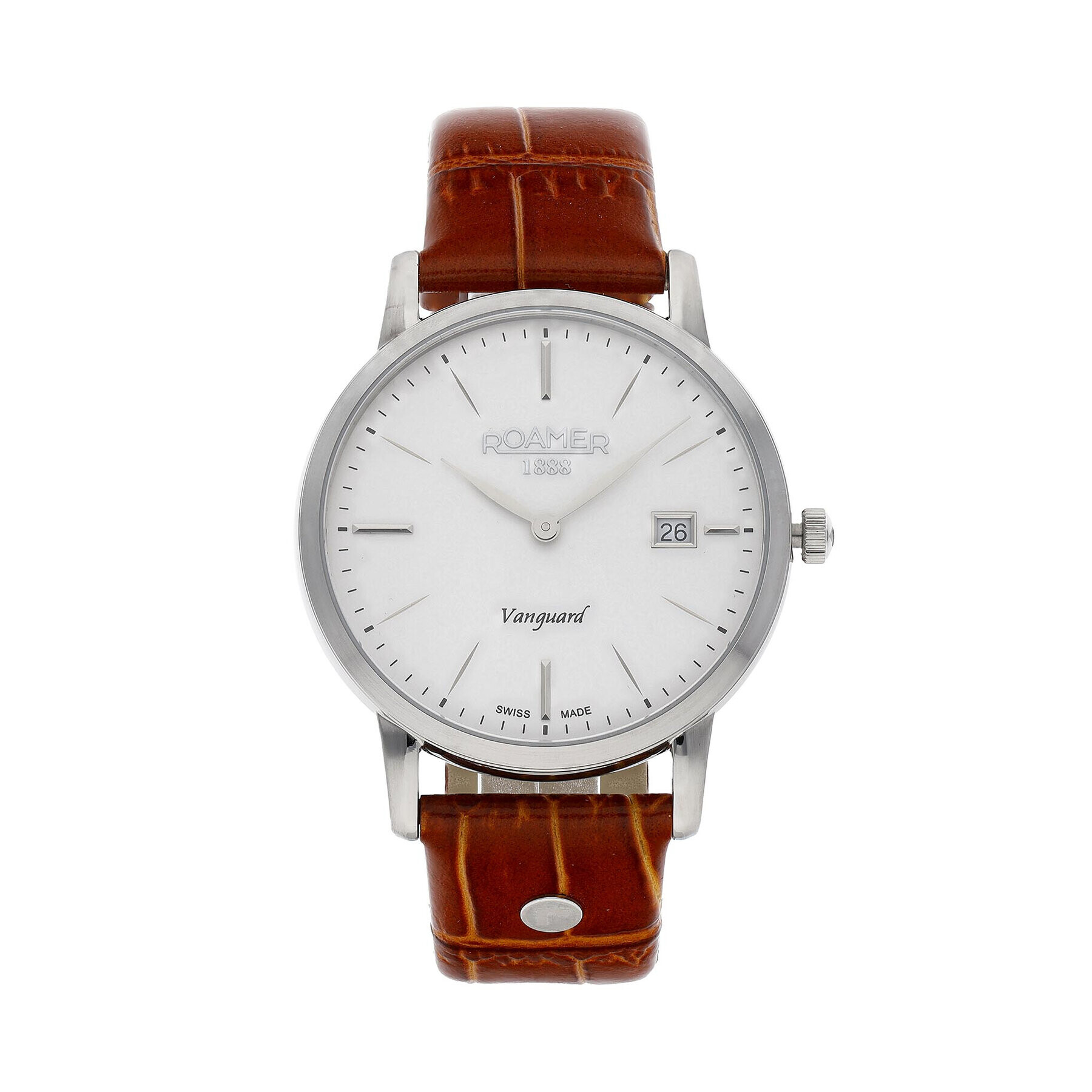 Roamer Hodinky Vanguard Slim Line 979809 41 25 09 Hnedá - Pepit.sk