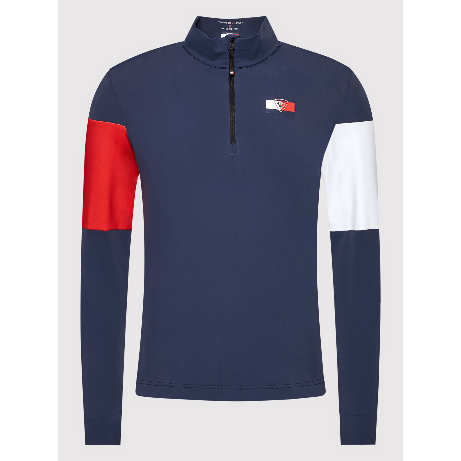 Rossignol Mikina TOMMY HILFIGER Global RLJML11 Tmavomodrá Regular Fit - Pepit.sk