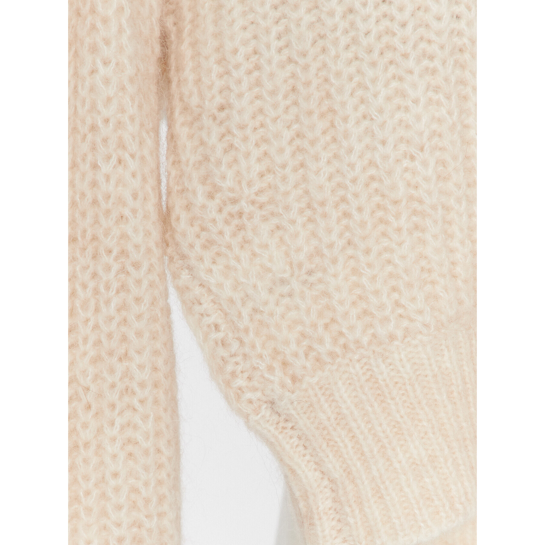 ROTATE Sveter Knit Puff Sleeve RT2287 Écru Regular Fit - Pepit.sk