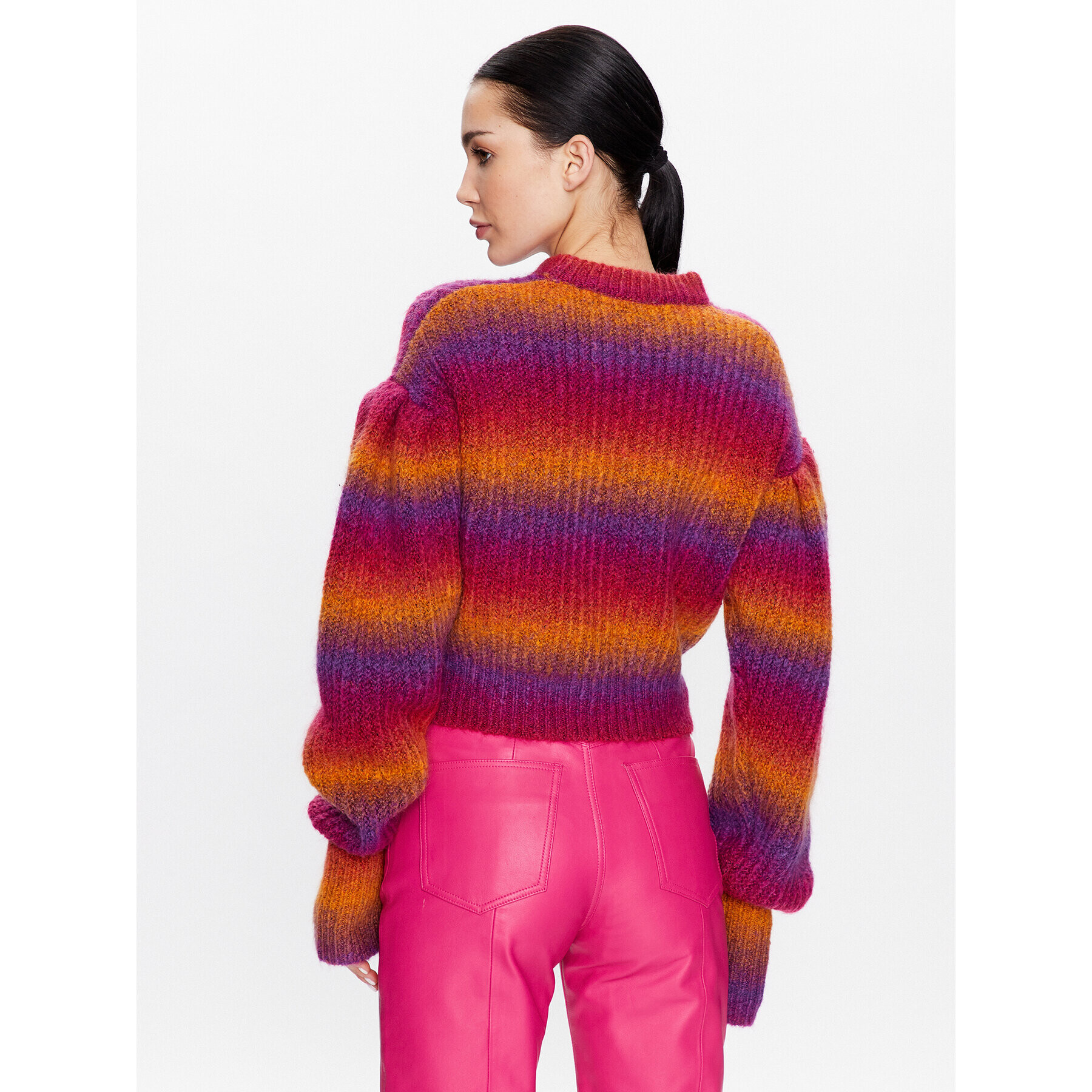 ROTATE Sveter Mohair Knit RT2403 Farebná Regular Fit - Pepit.sk