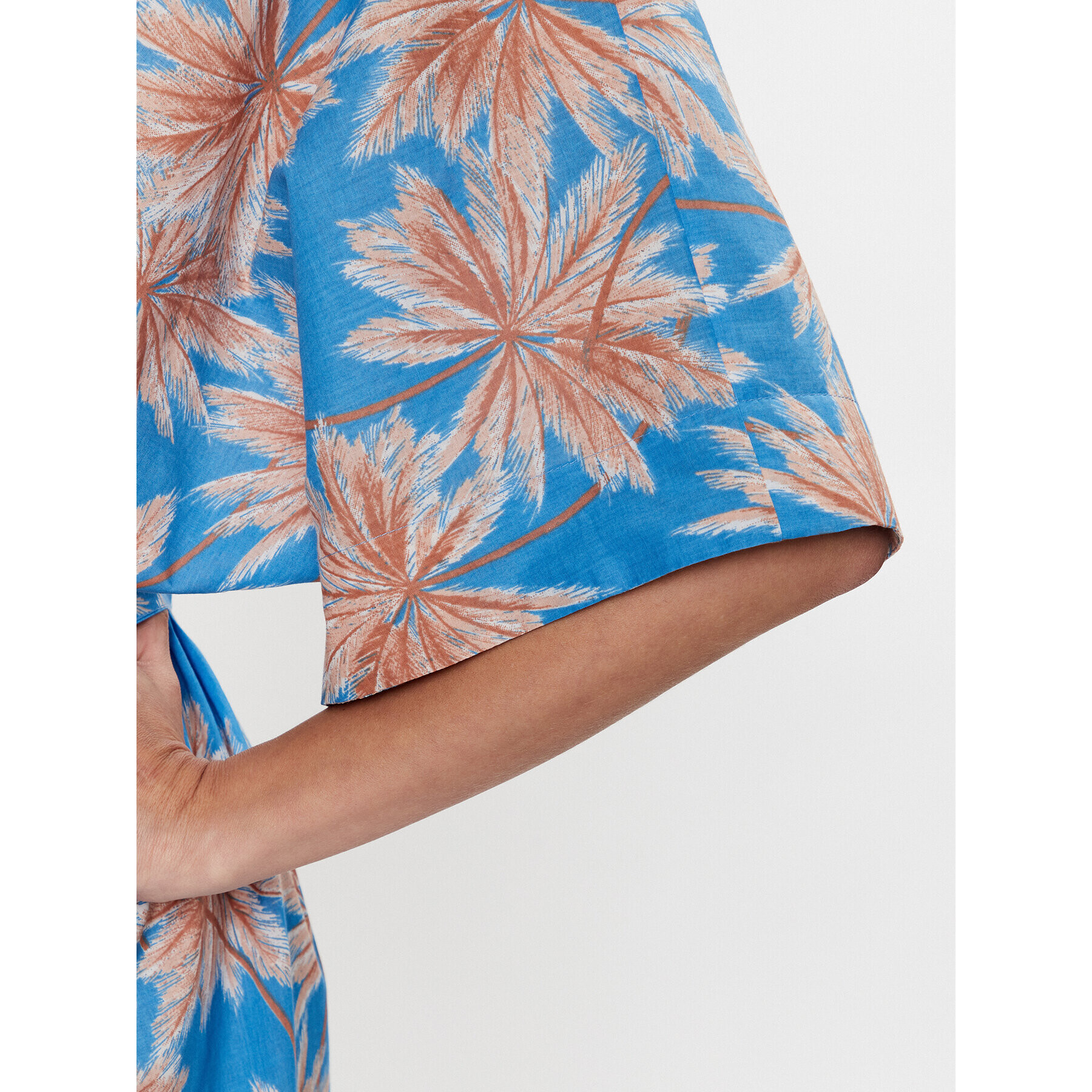 Roxy Kimono Sunny Moments ERJX603338 Modrá Relaxed Fit - Pepit.sk