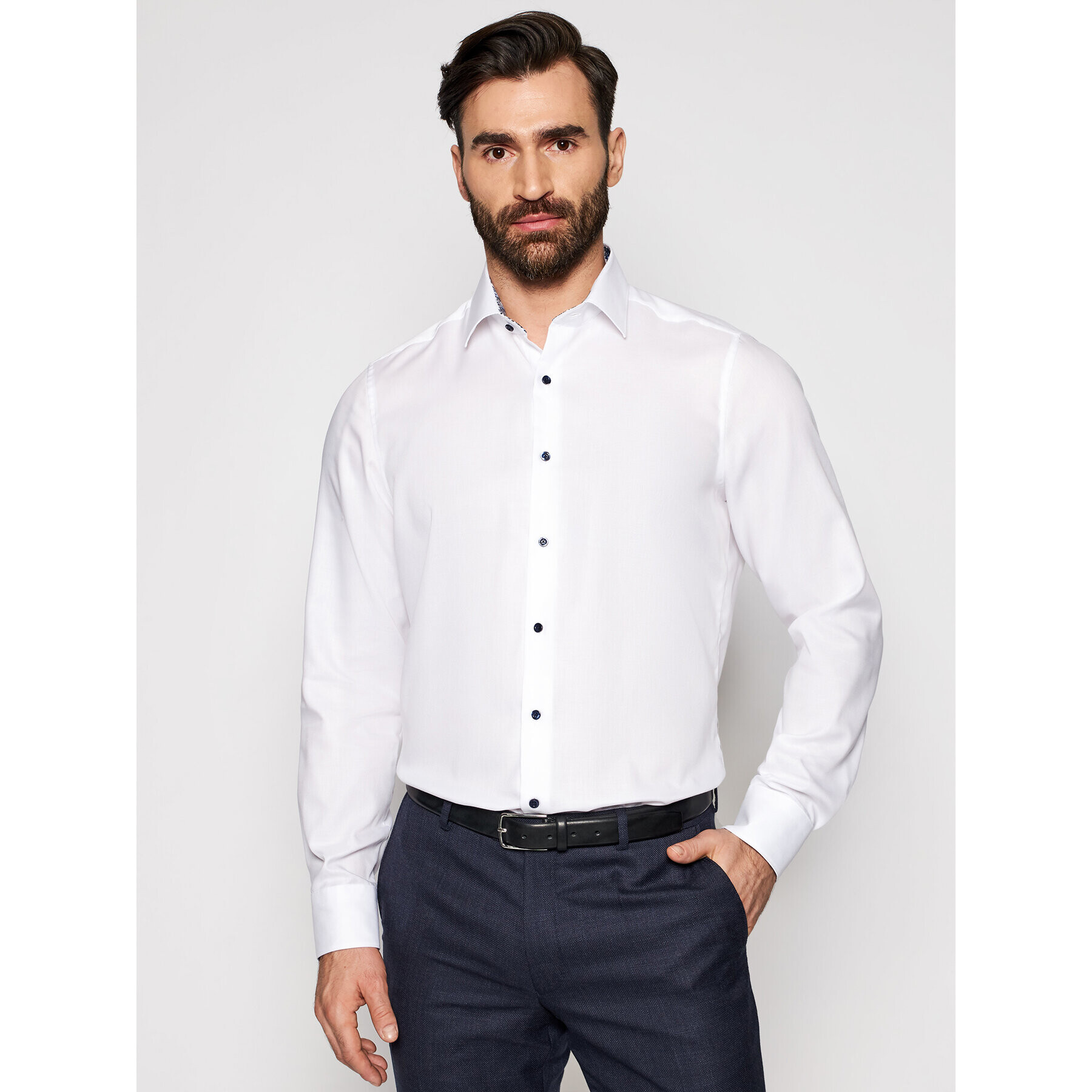 Roy Robson Košeľa 1237-80 Biela Slim Fit - Pepit.sk