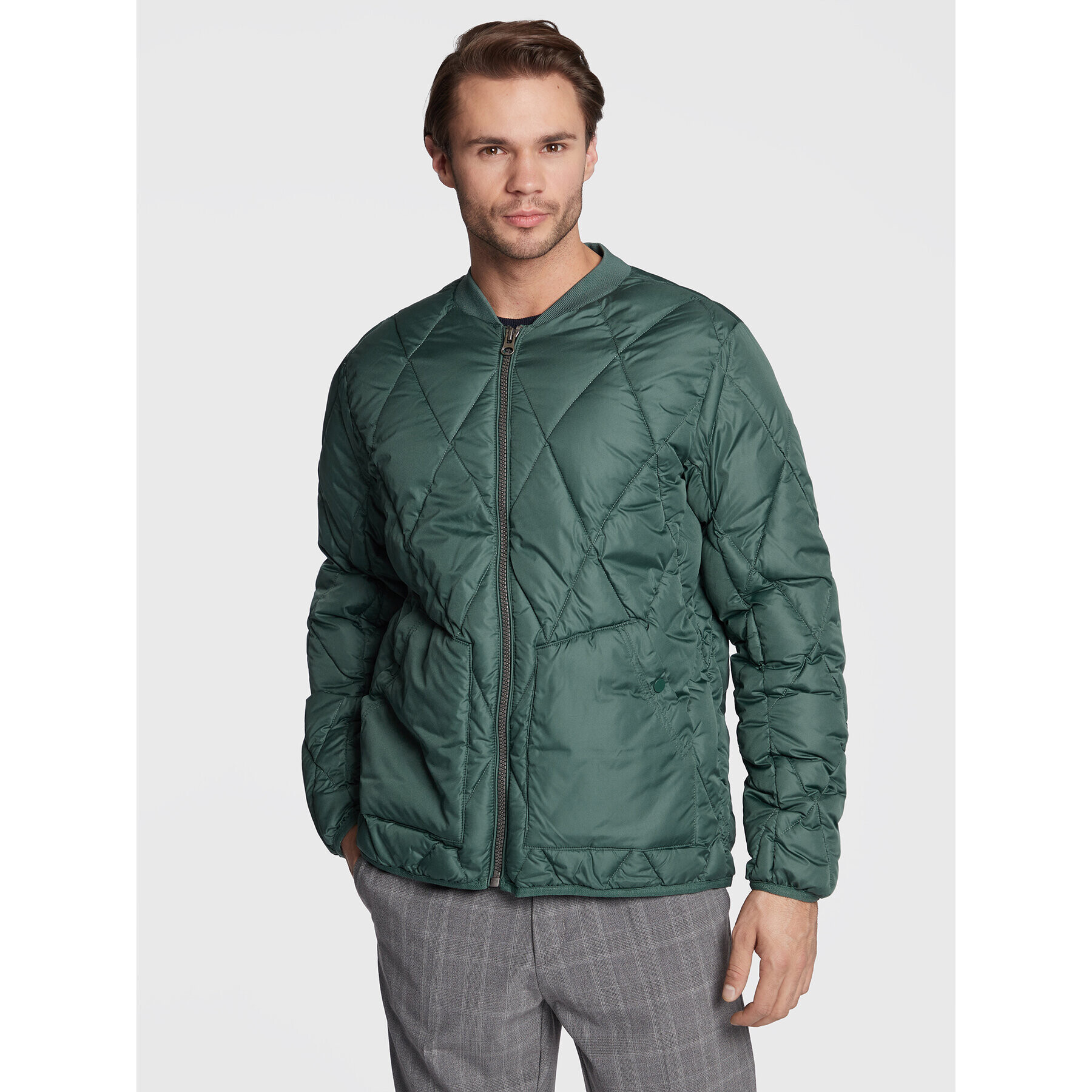 s.Oliver Bundy bomber 2116114 Zelená Regular Fit - Pepit.sk