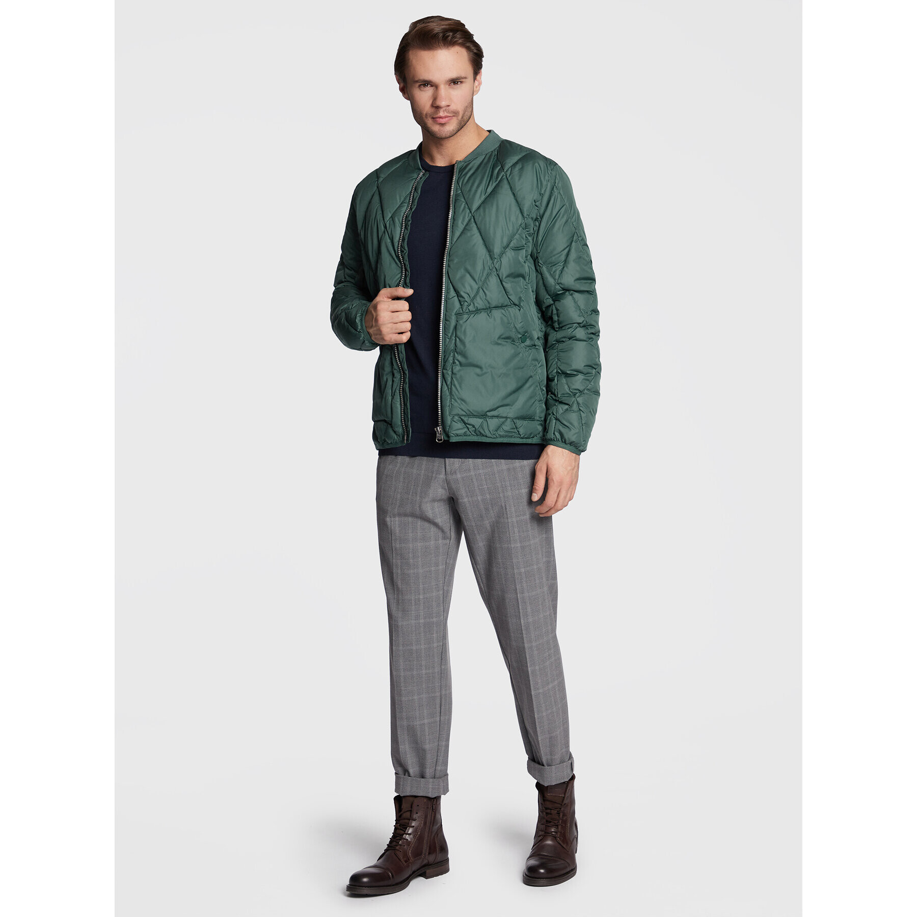 s.Oliver Bundy bomber 2116114 Zelená Regular Fit - Pepit.sk