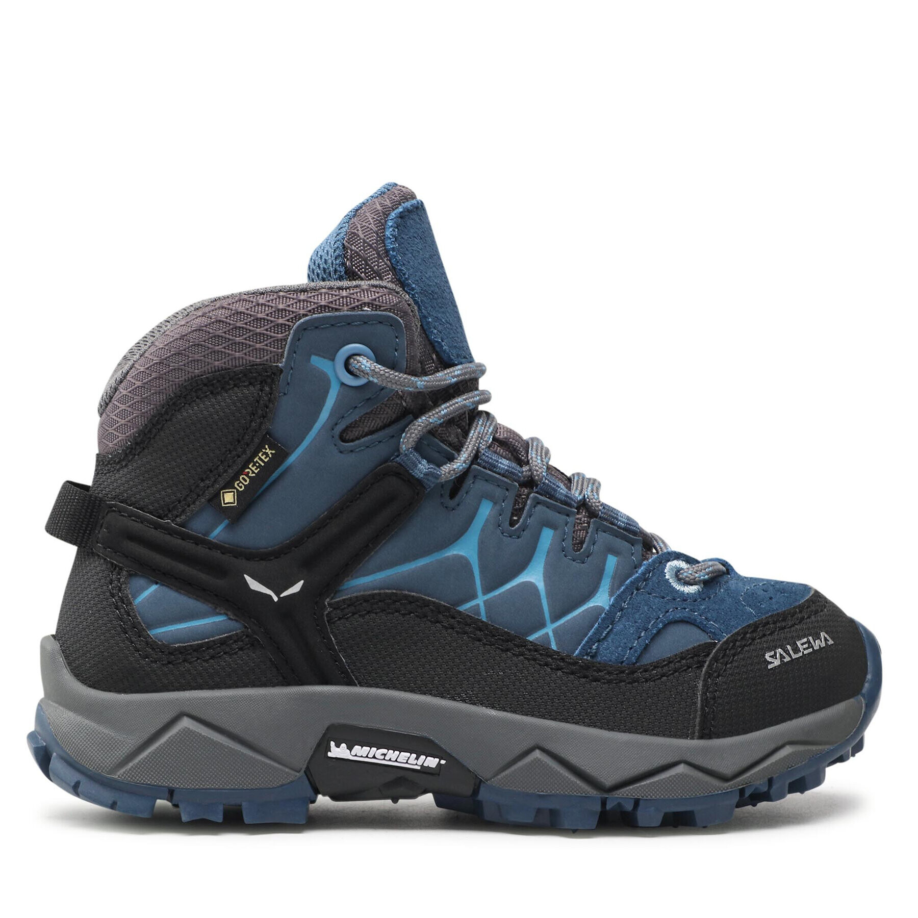 Salewa Trekingová obuv Jr Alp Trainer Mid Gtx GORE-TEX 64010-0365 Modrá - Pepit.sk