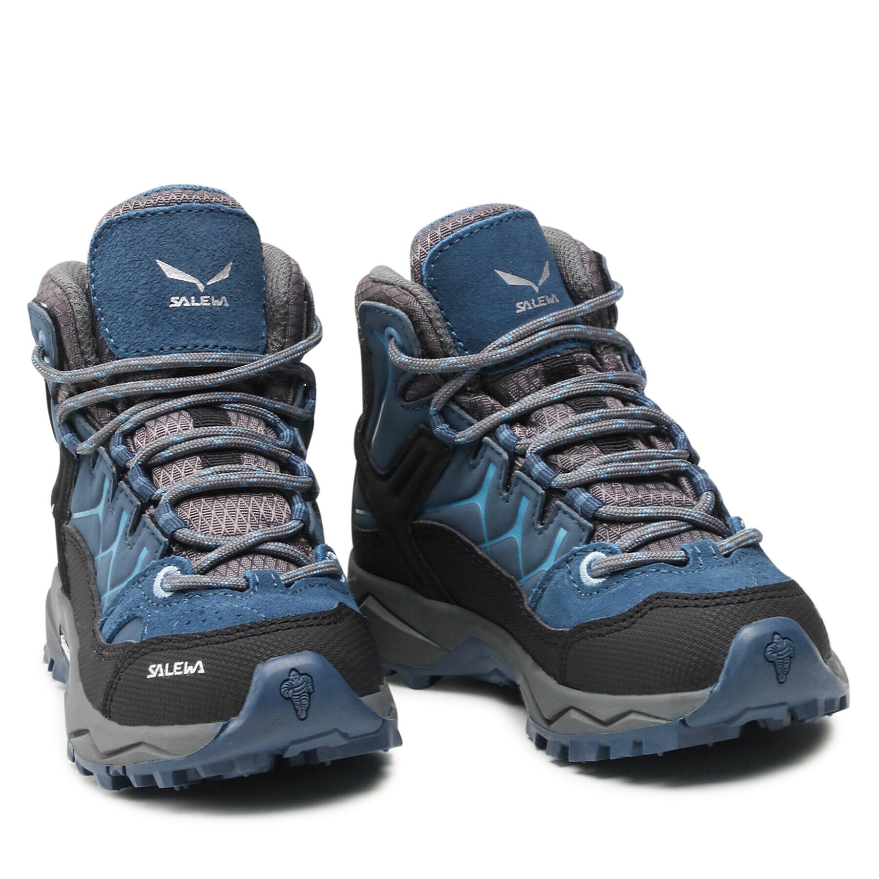 Salewa Trekingová obuv Jr Alp Trainer Mid Gtx GORE-TEX 64010-0365 Modrá - Pepit.sk