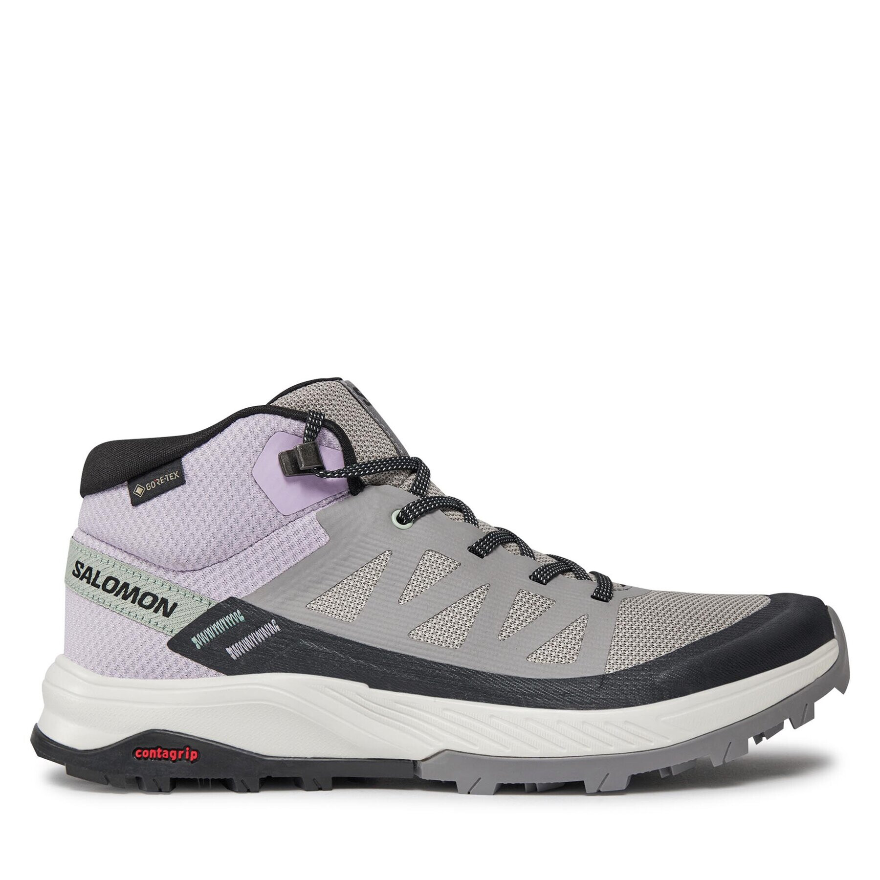 Salomon Trekingová obuv Outrise Mid GORE-TEX L47160600 Čierna - Pepit.sk