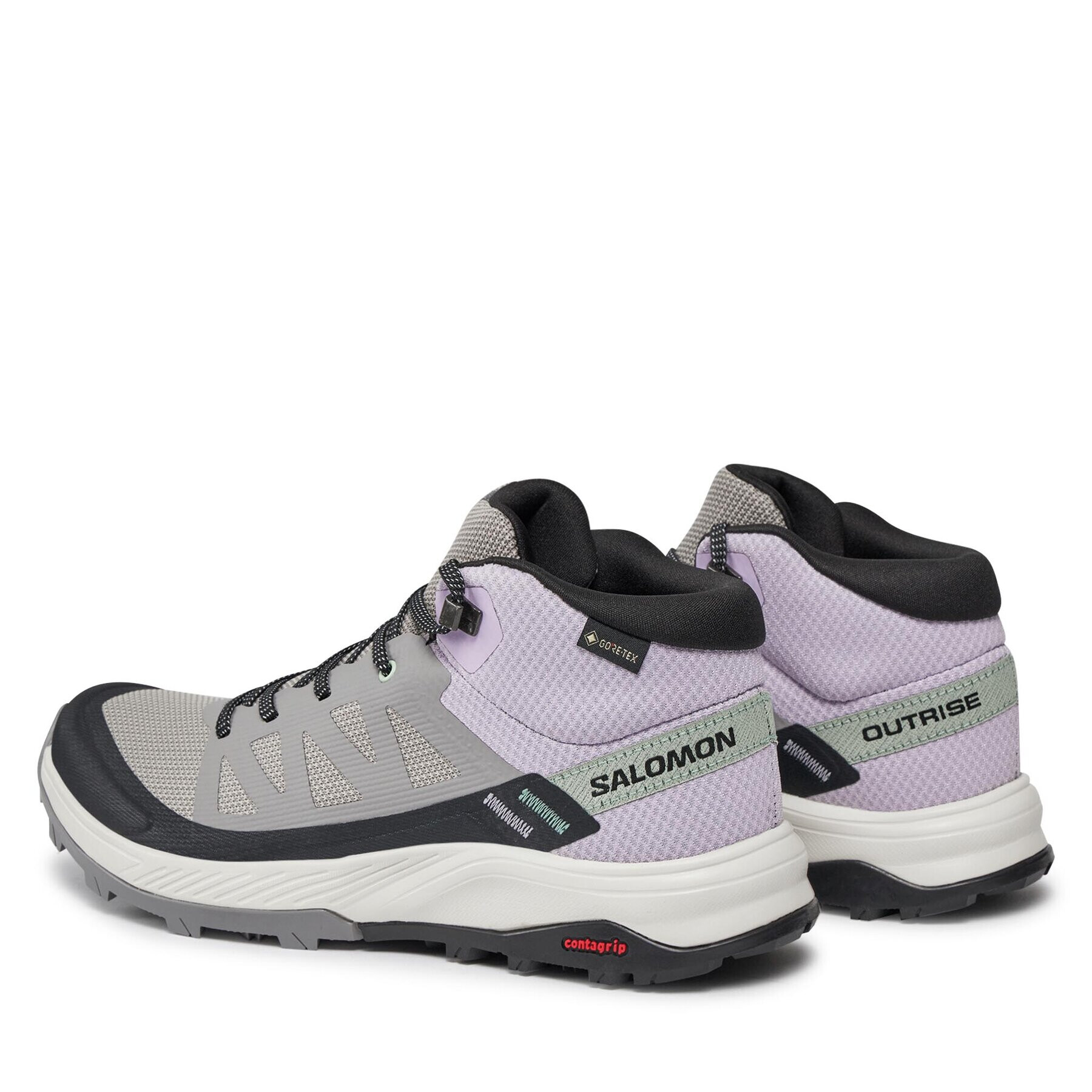 Salomon Trekingová obuv Outrise Mid GORE-TEX L47160600 Čierna - Pepit.sk