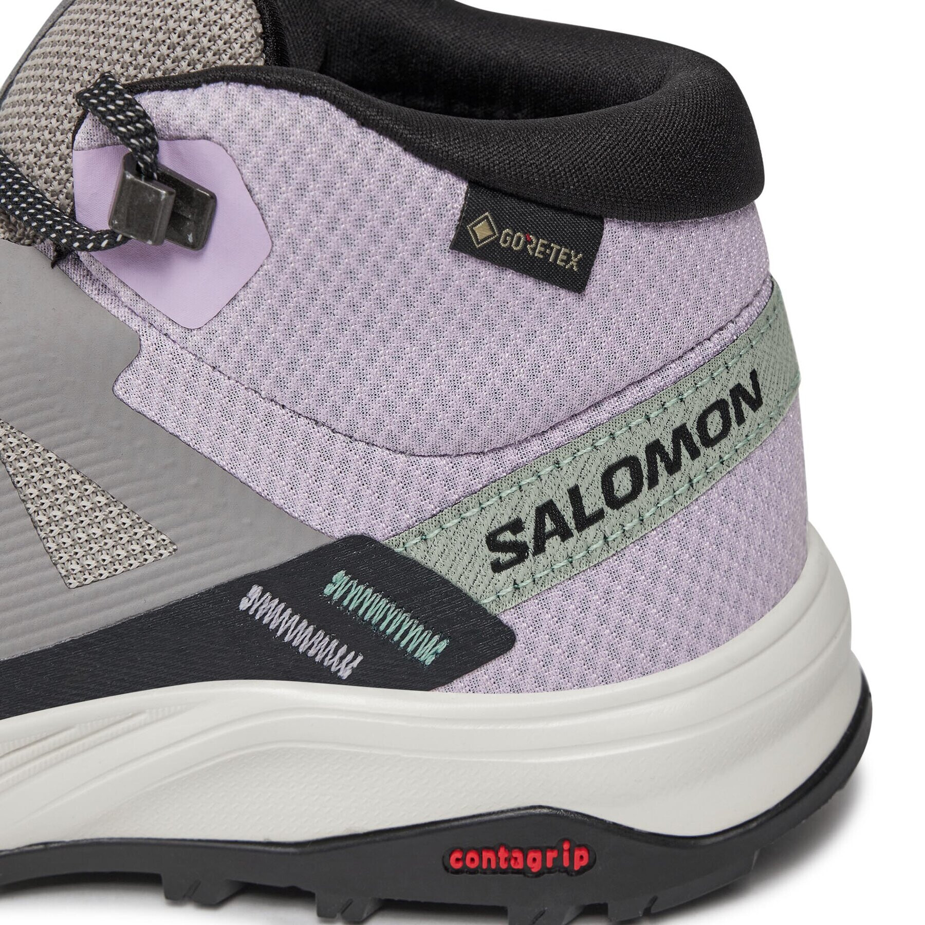 Salomon Trekingová obuv Outrise Mid GORE-TEX L47160600 Čierna - Pepit.sk