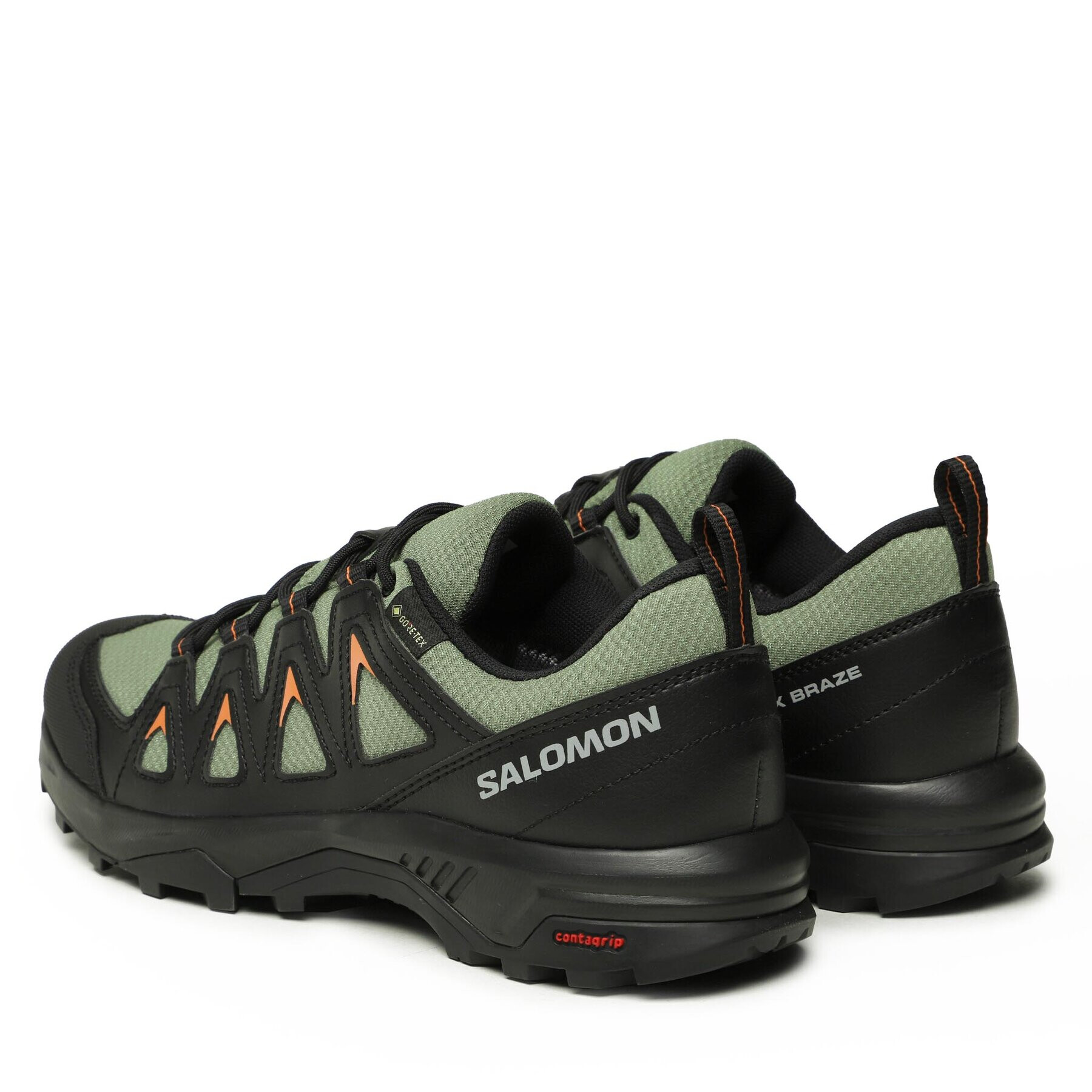 Salomon Trekingová obuv X Braze GORE-TEX L47180600 Zelená - Pepit.sk